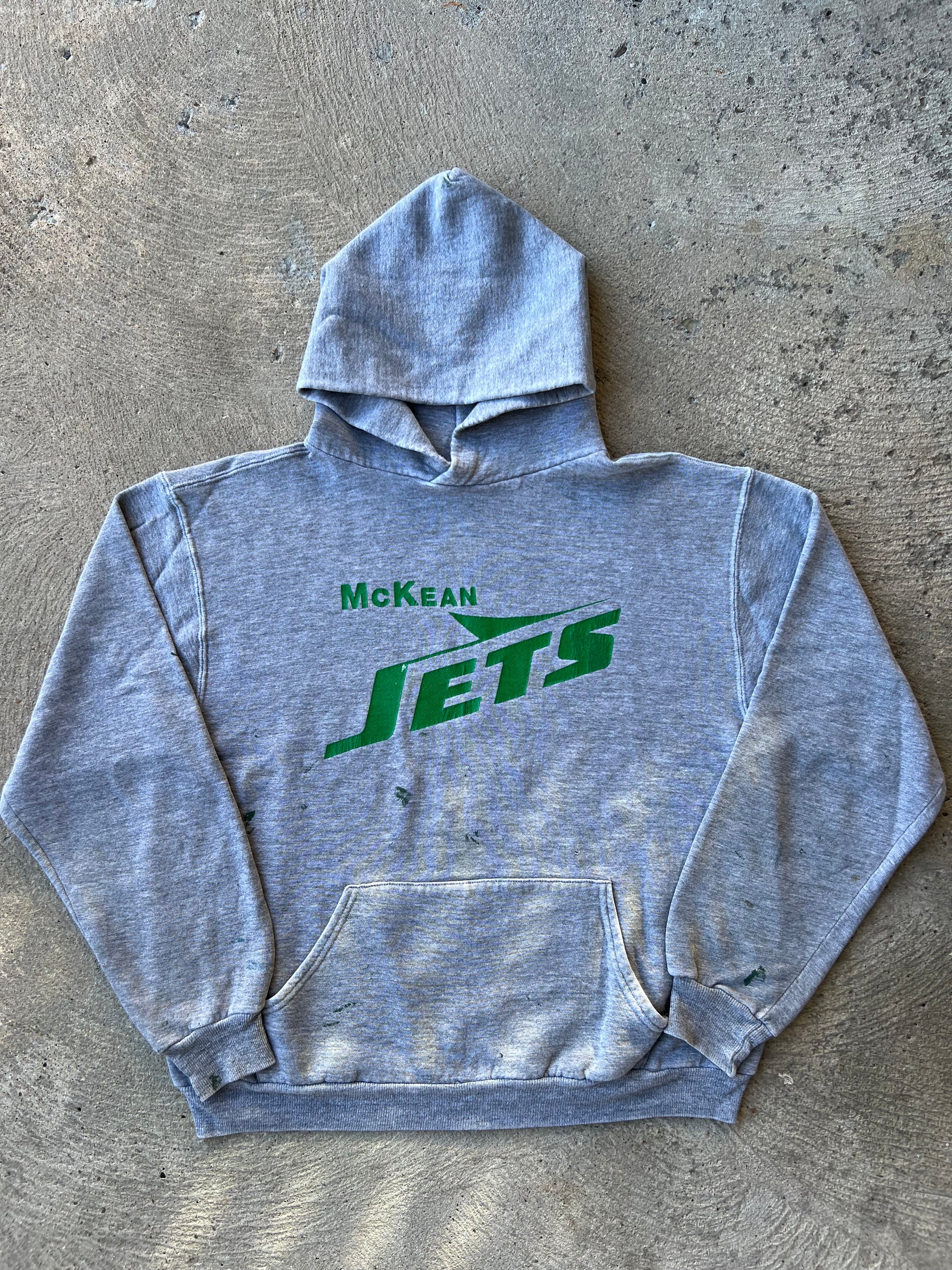 1980s Triblend Hoodie Mckean Jets Large