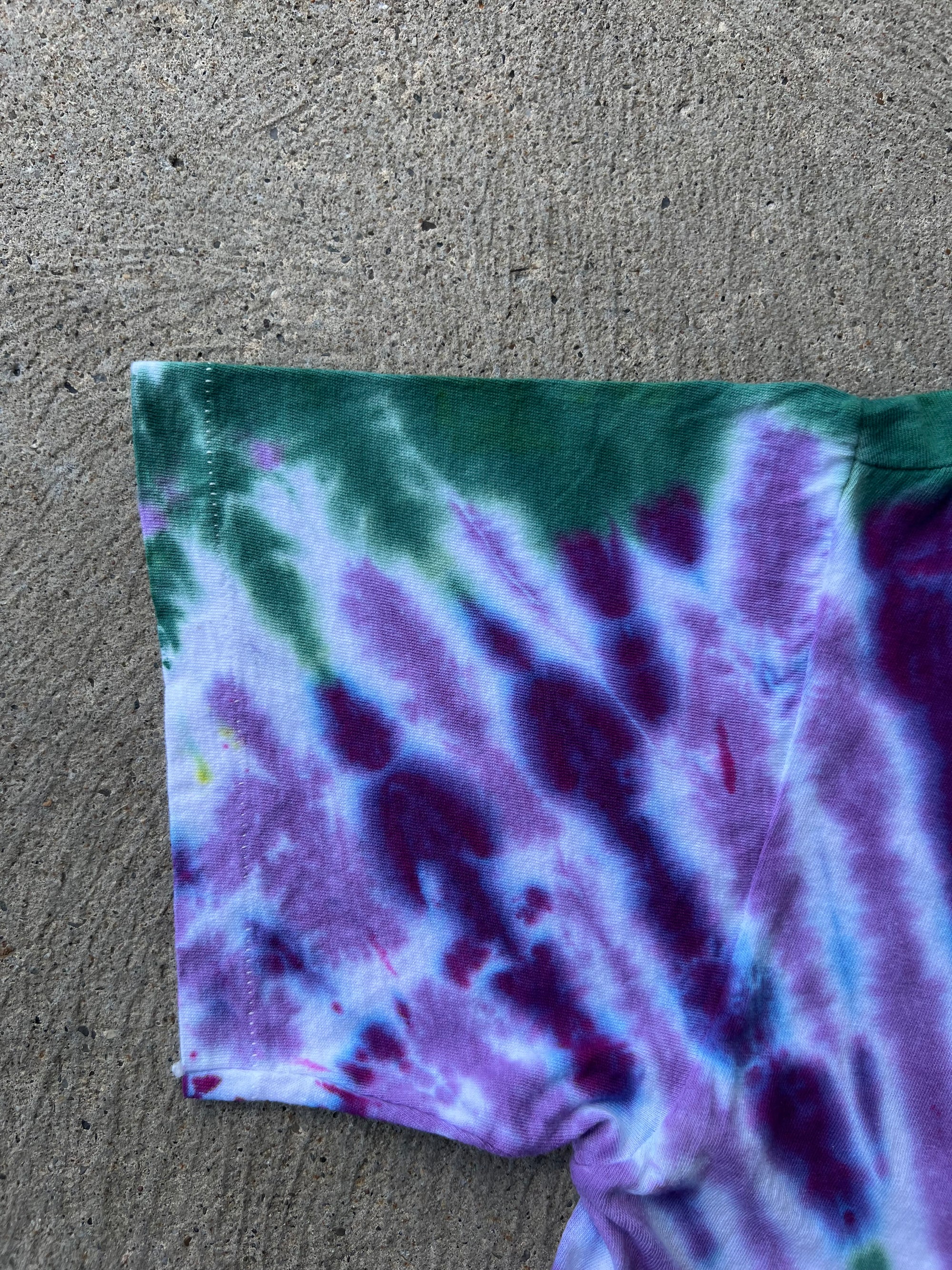 1970s Tie Dye Peace Symbol Hippie Shirt