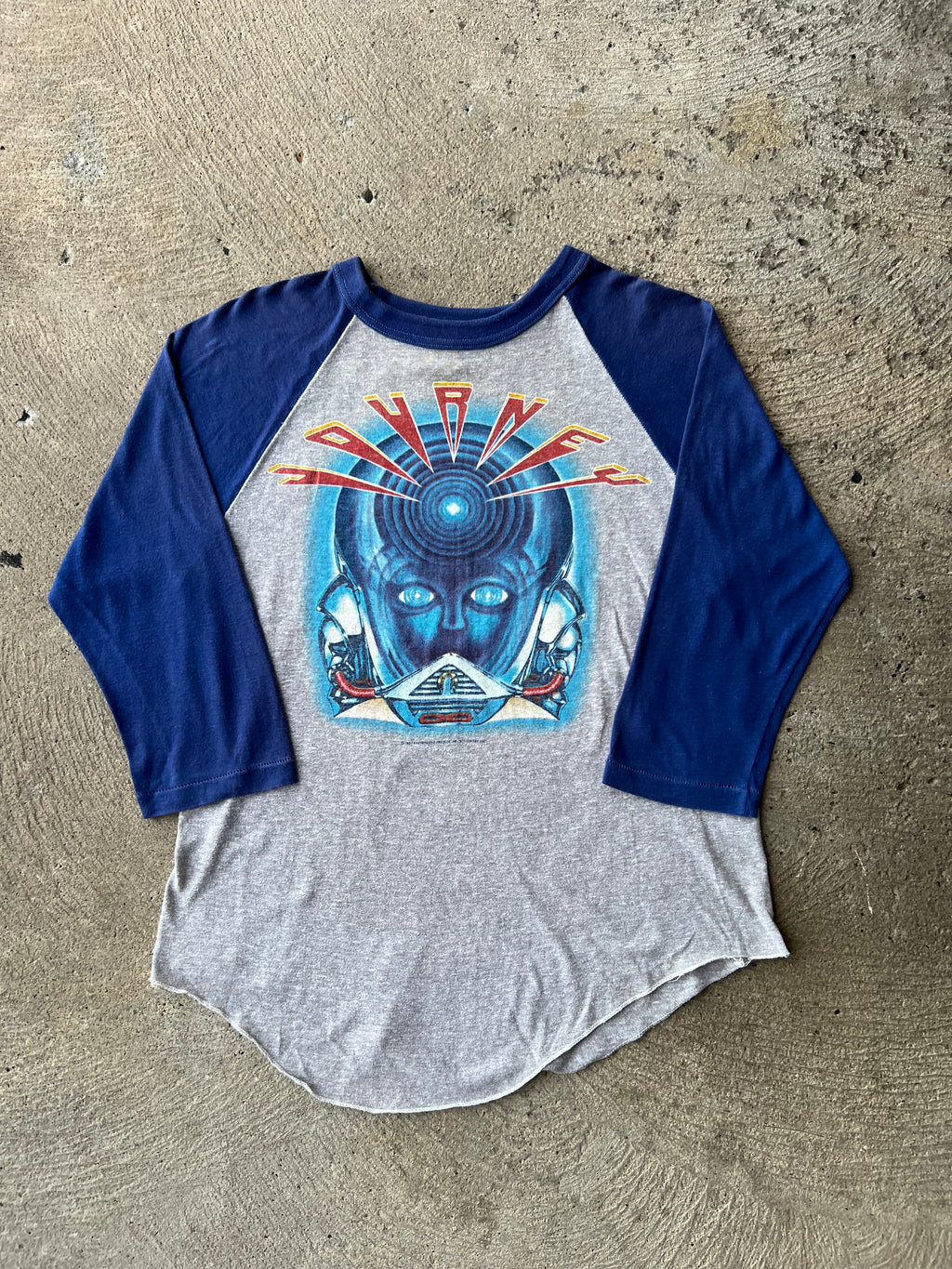 1983 Journey Frontiers Raglan Shirt Medium