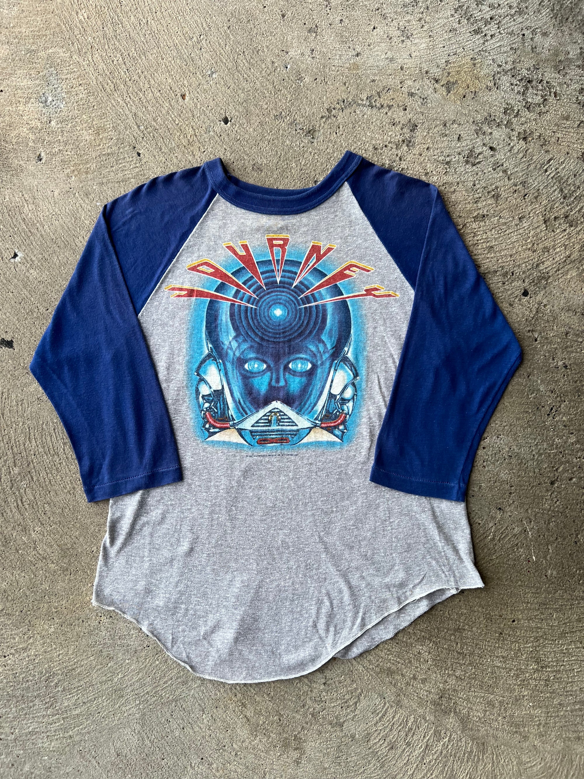 1983 Journey Frontiers Raglan Shirt Medium