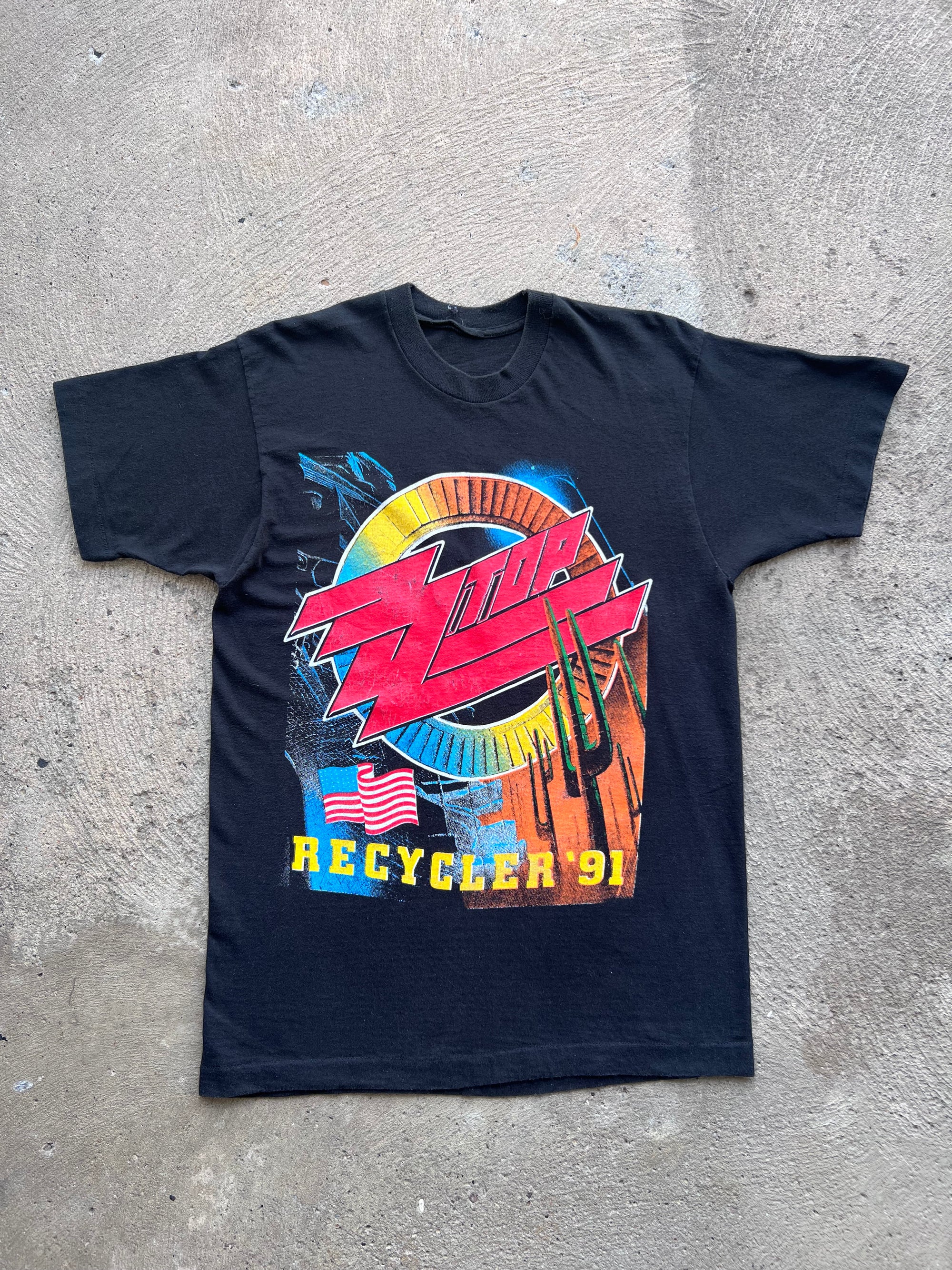 1990s ZZ Top Black Crowes Shirt Large