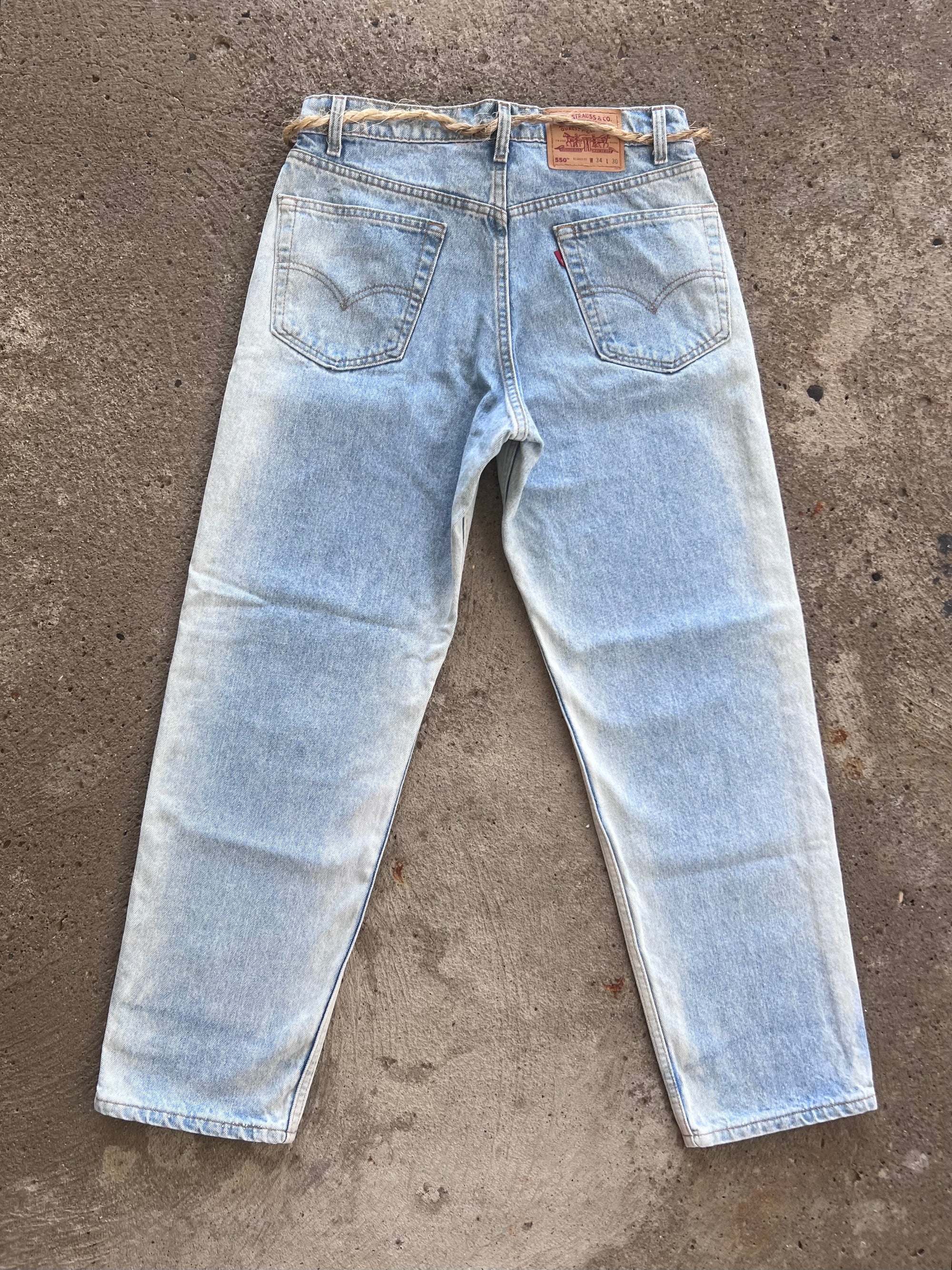 Levi 550 Red Tab Hand Painted