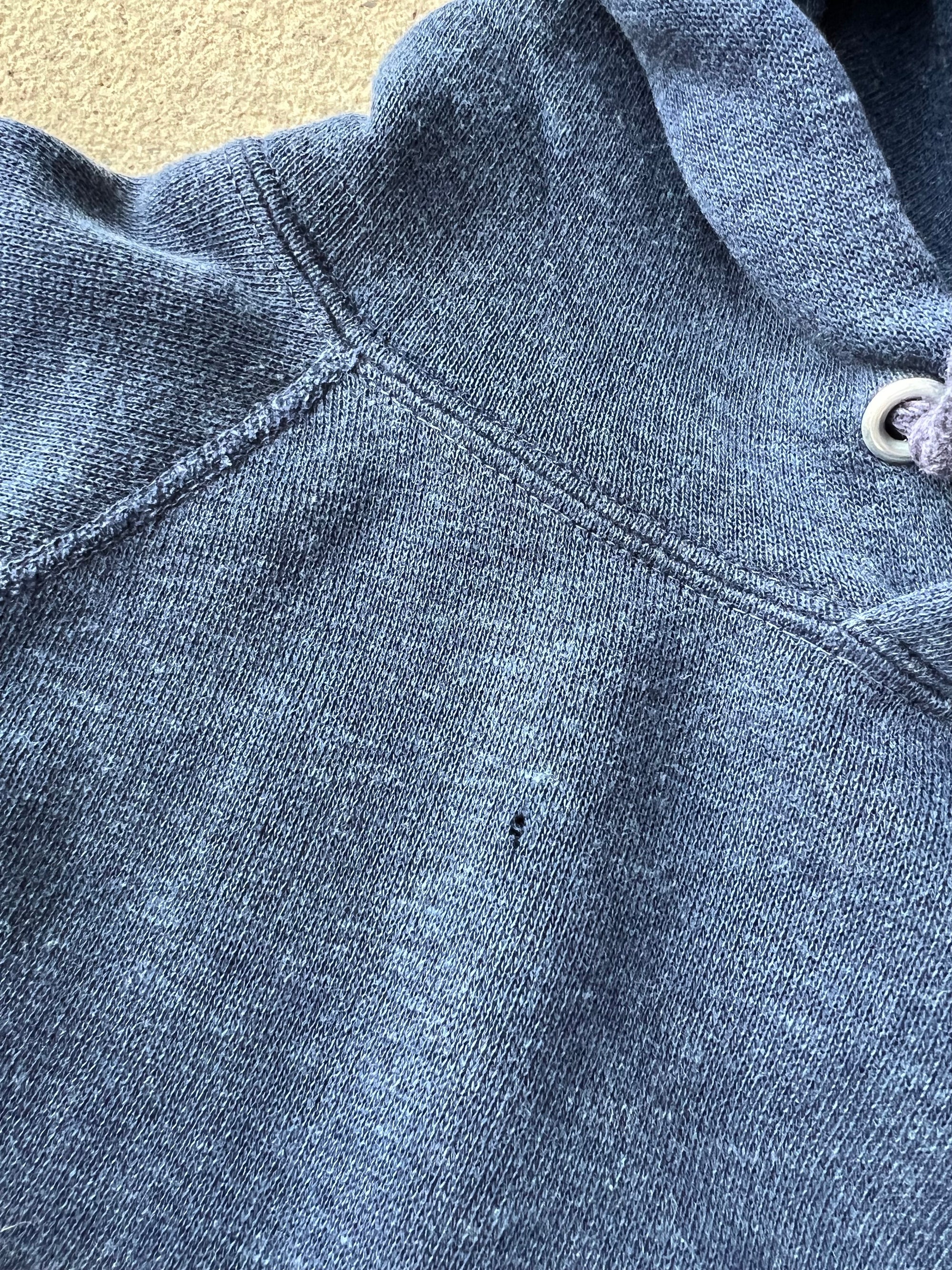 1970s Edinboro State Raglan Hoodie Velva Sheen