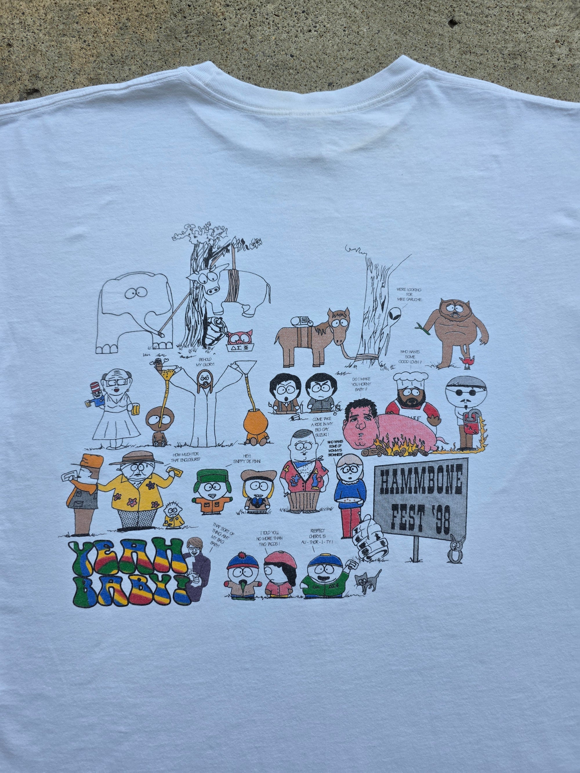 1998 South Park Bootleg Shirt XXL