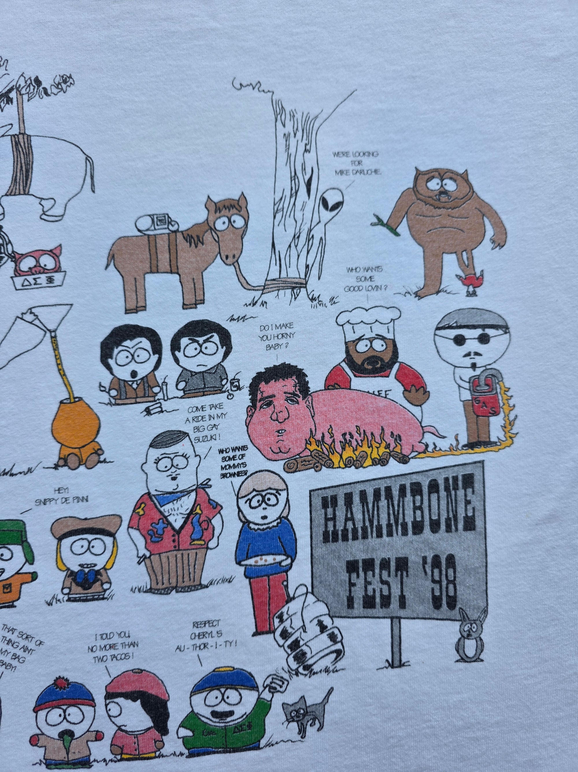 1998 South Park Bootleg Shirt XXL