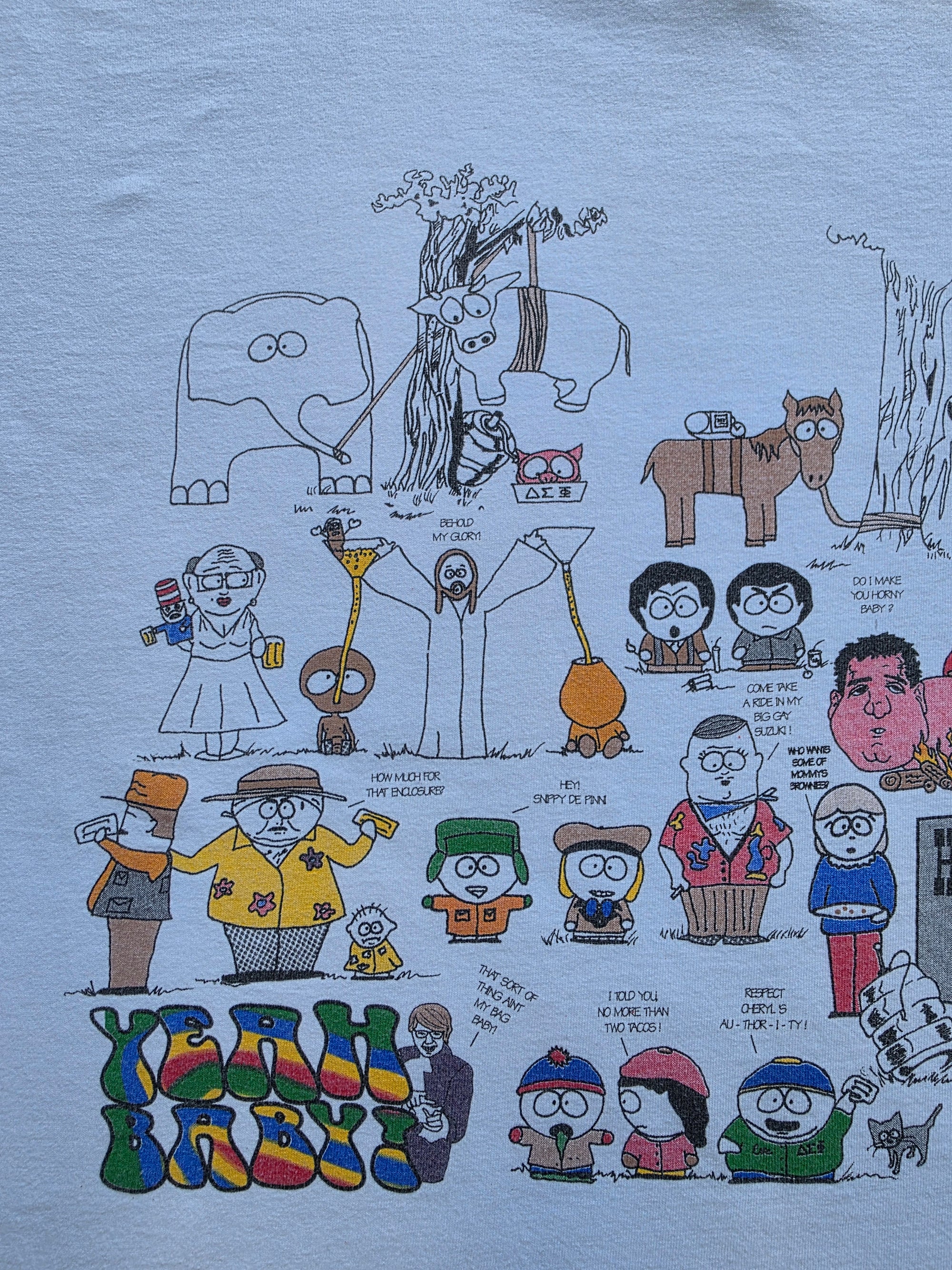 1998 South Park Bootleg Shirt XXL