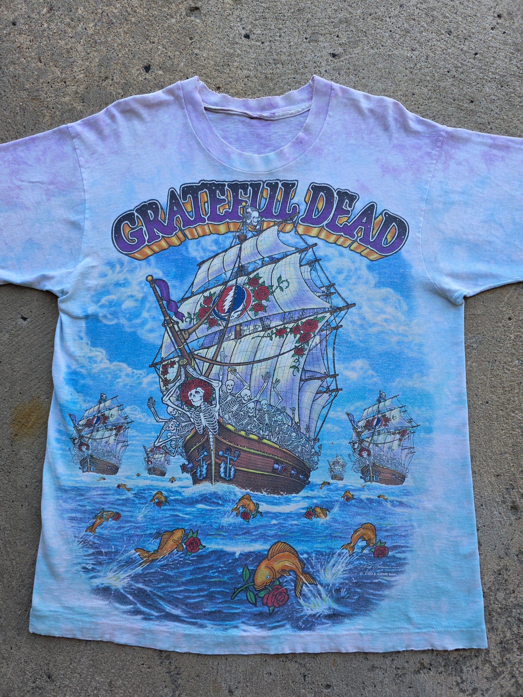 1990s Grateful Dead Ship Of Fools Shirt Large