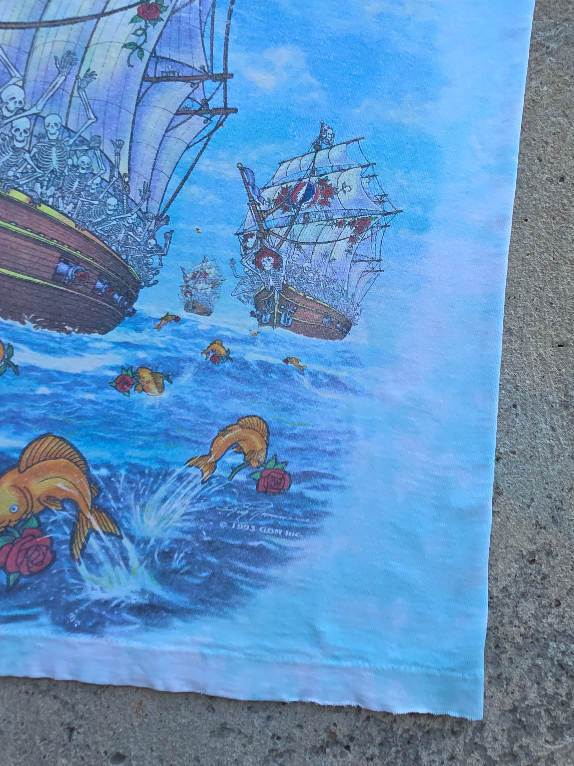 1990s Grateful Dead Ship Of Fools Shirt Large