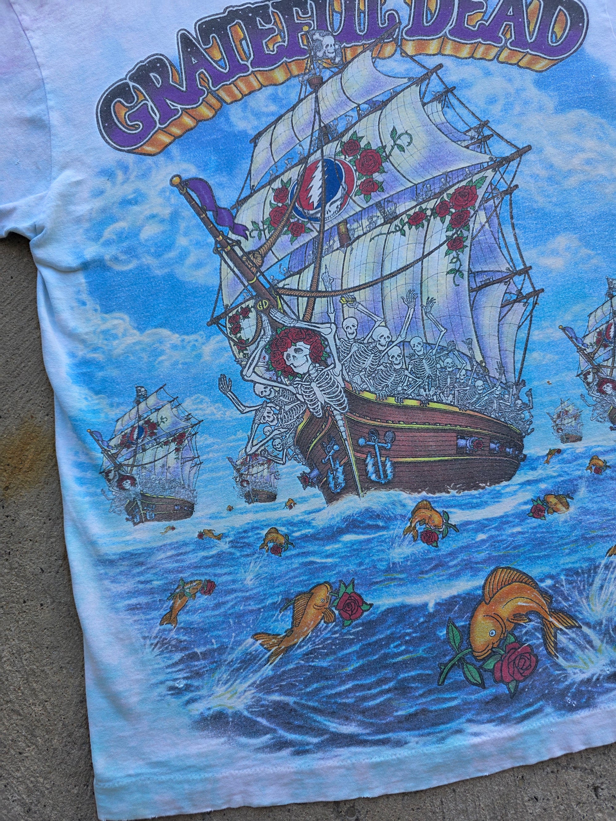 1990s Grateful Dead Ship Of Fools Shirt Large