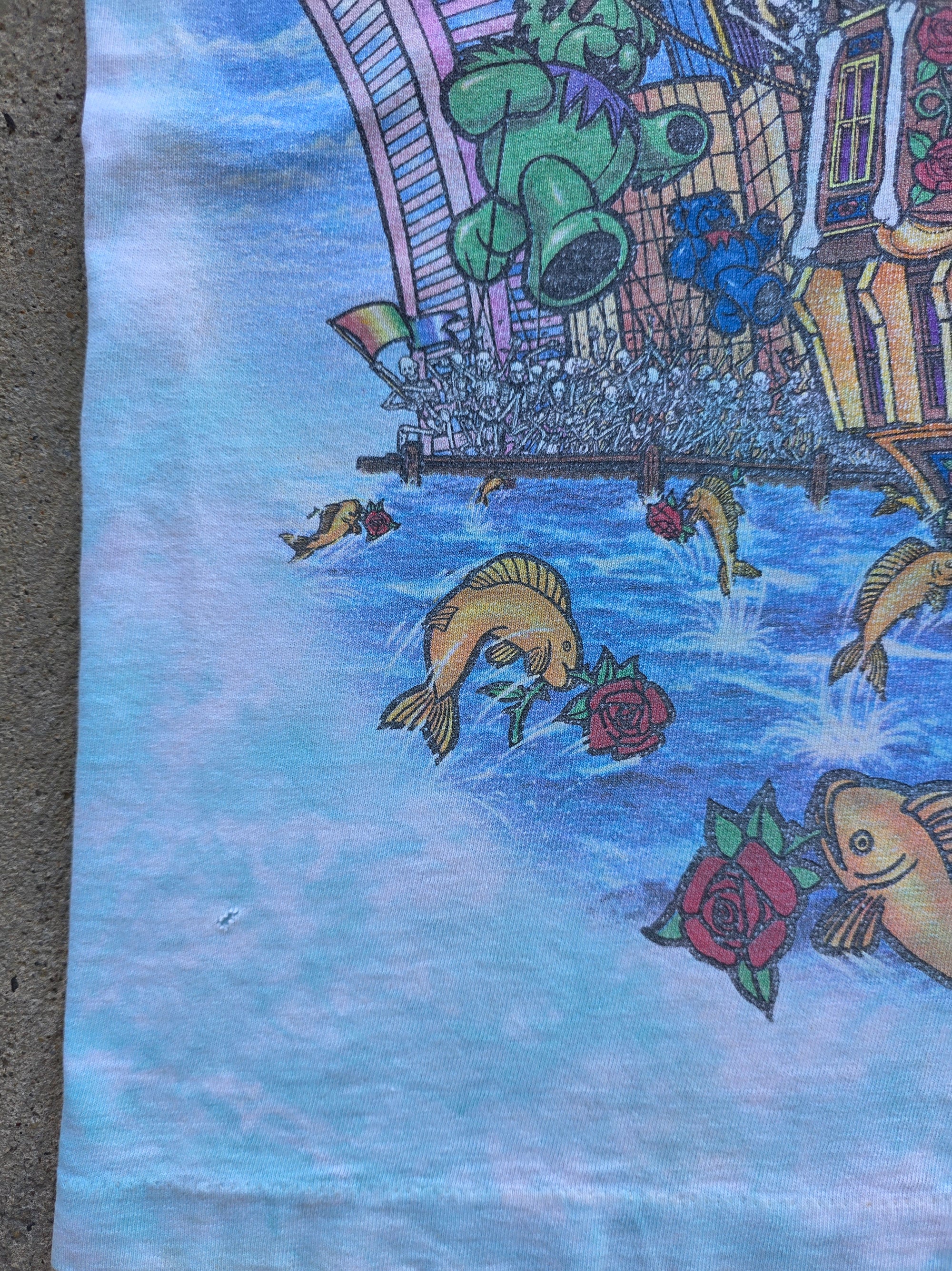 1990s Grateful Dead Ship Of Fools Shirt Large