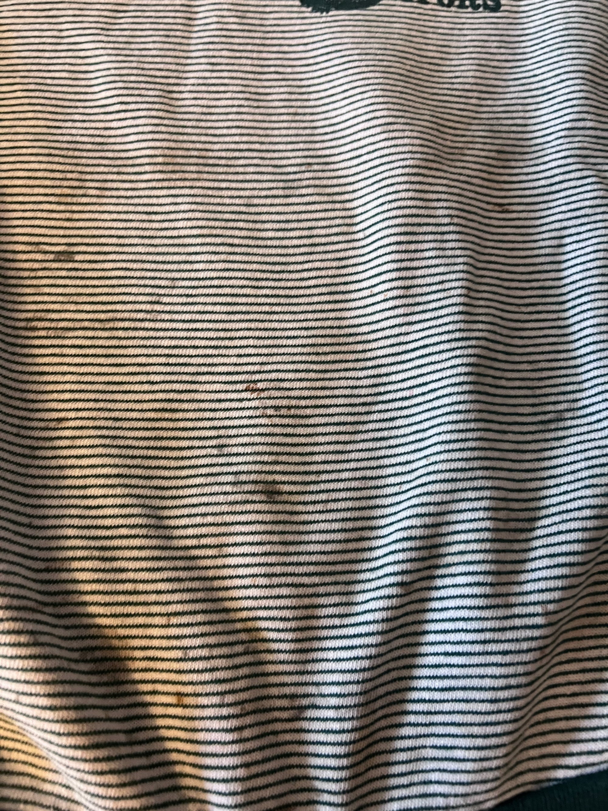 1960s Geibel Gators Striped Short Sleeve Sweatshirt XL