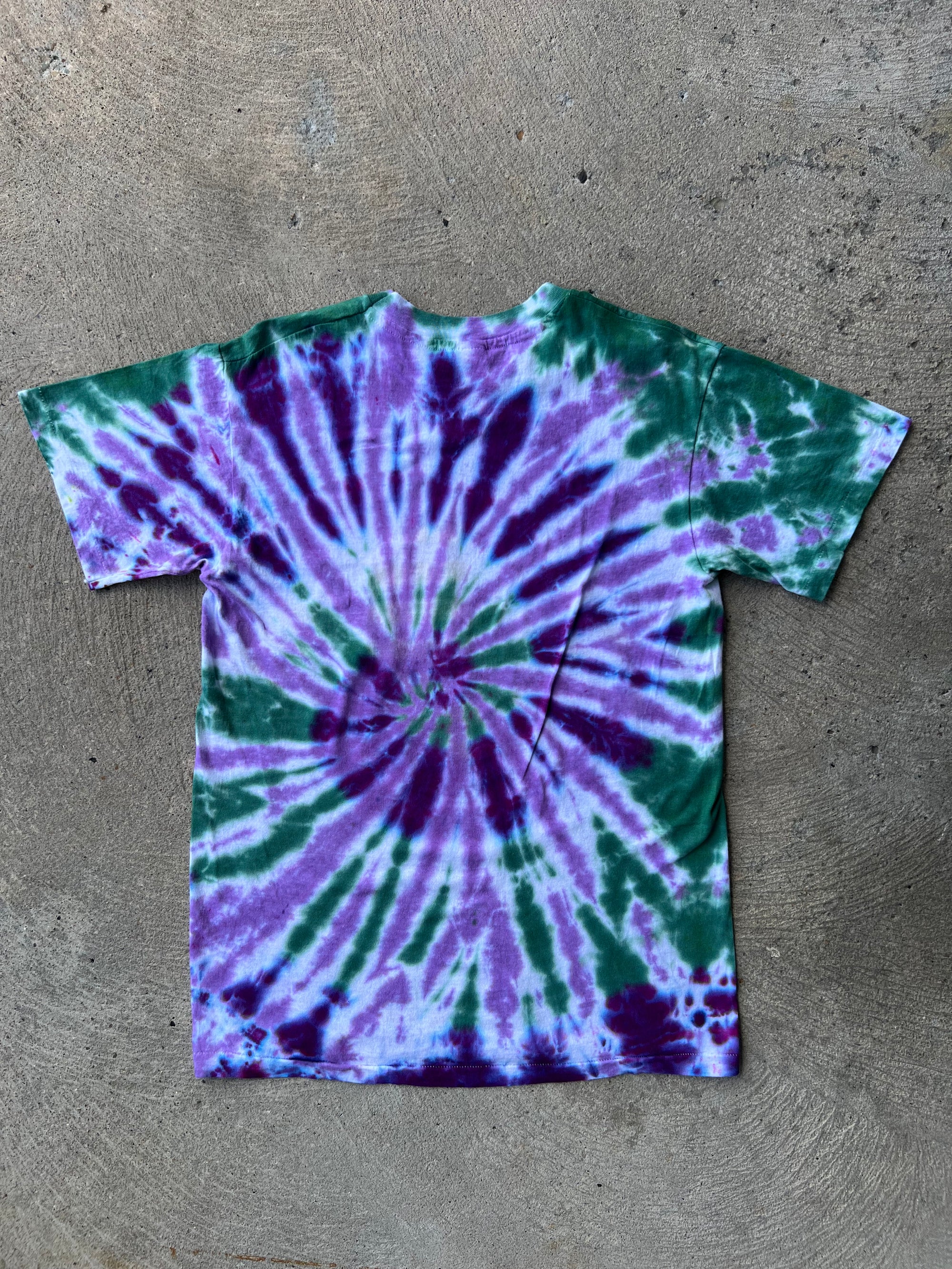 1970s Tie Dye Peace Symbol Hippie Shirt