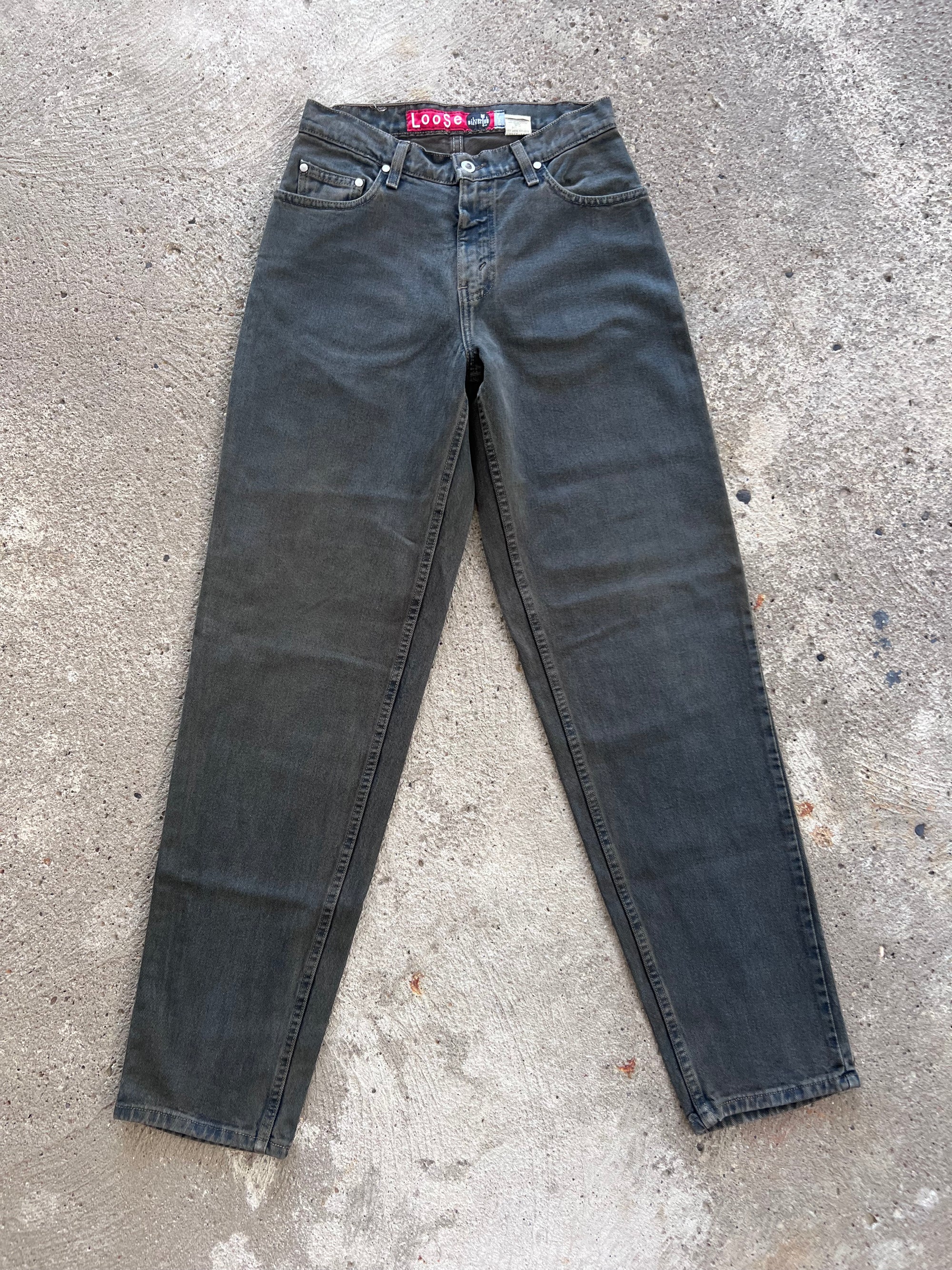 1990s Silver Tab Loose Fit Jeans 29x34
