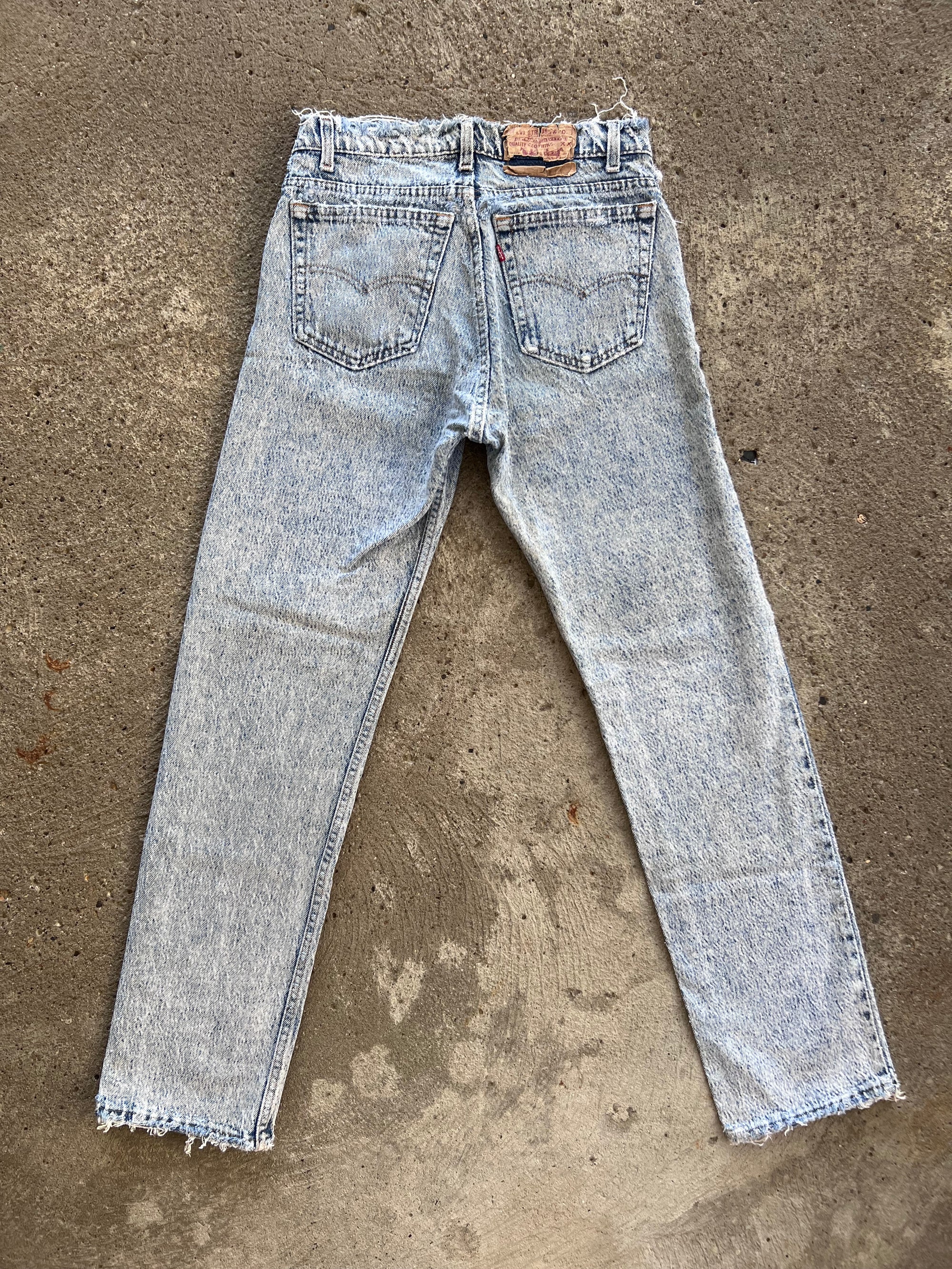 1980s Acid Wash Levis Pants 32x32