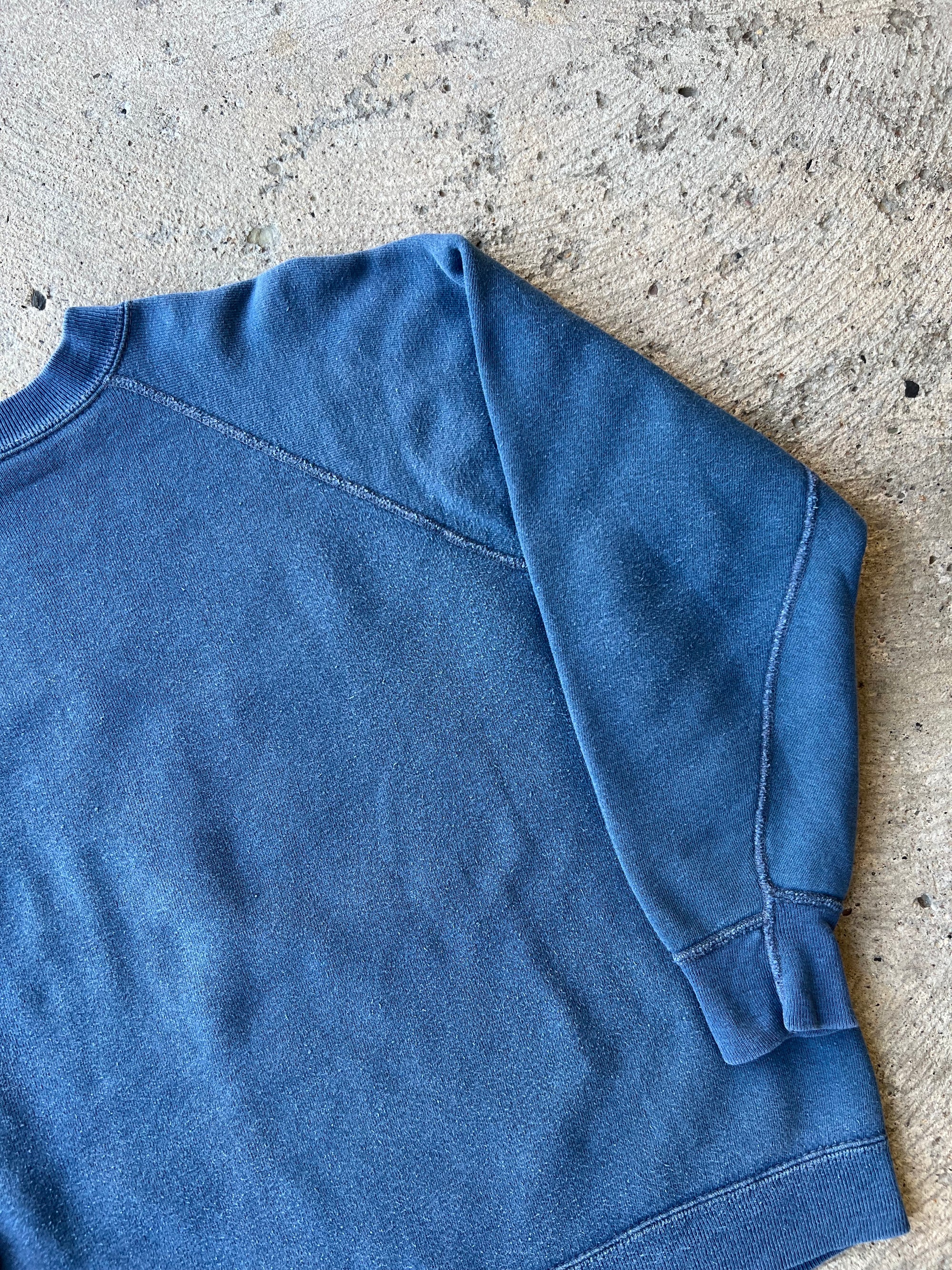 1950s Zeta Tau Alpha Flock Print Sweatshirt Large