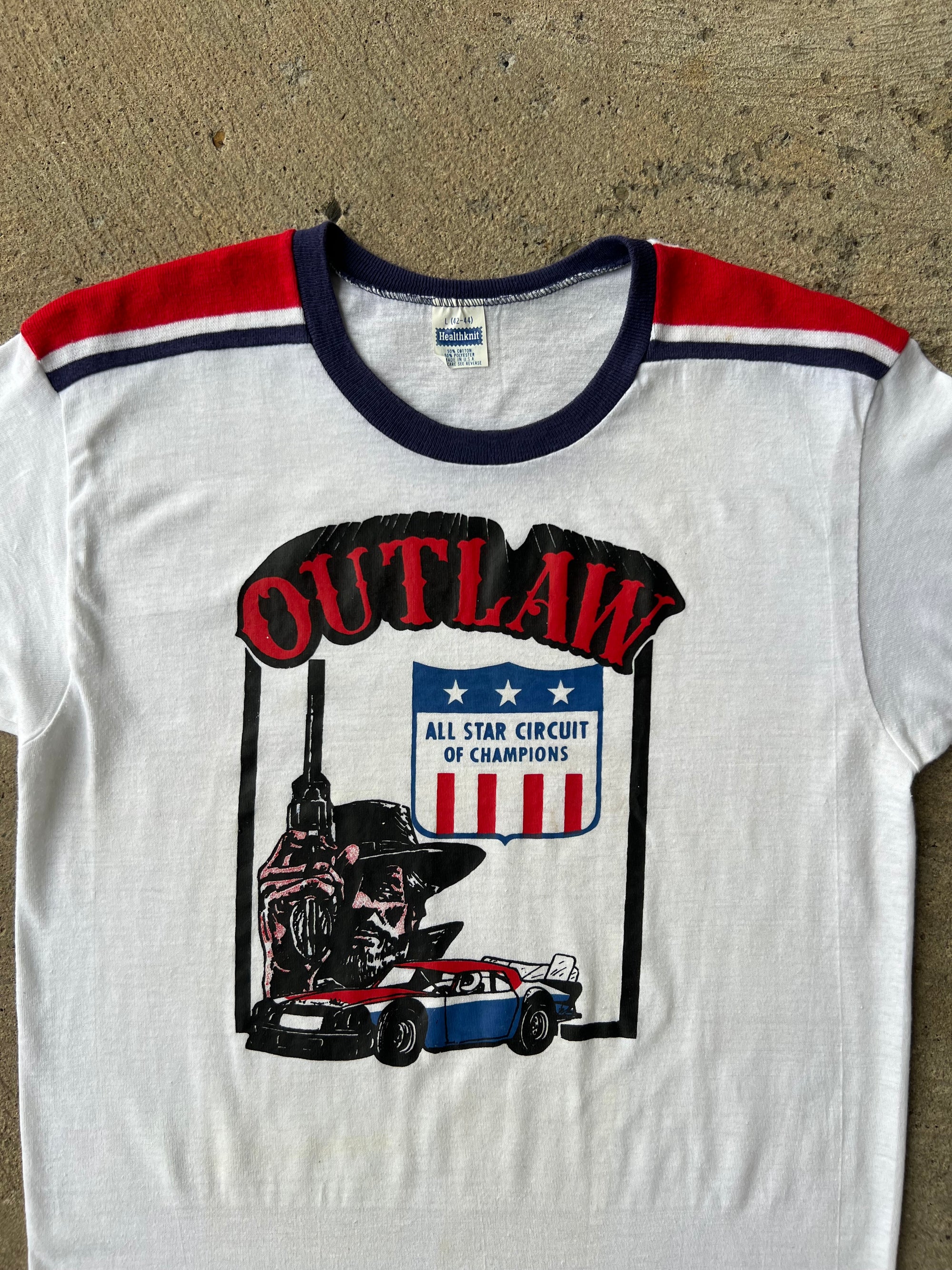 1970s Sprint Car All Star Circuit Deadstock Shirt Large