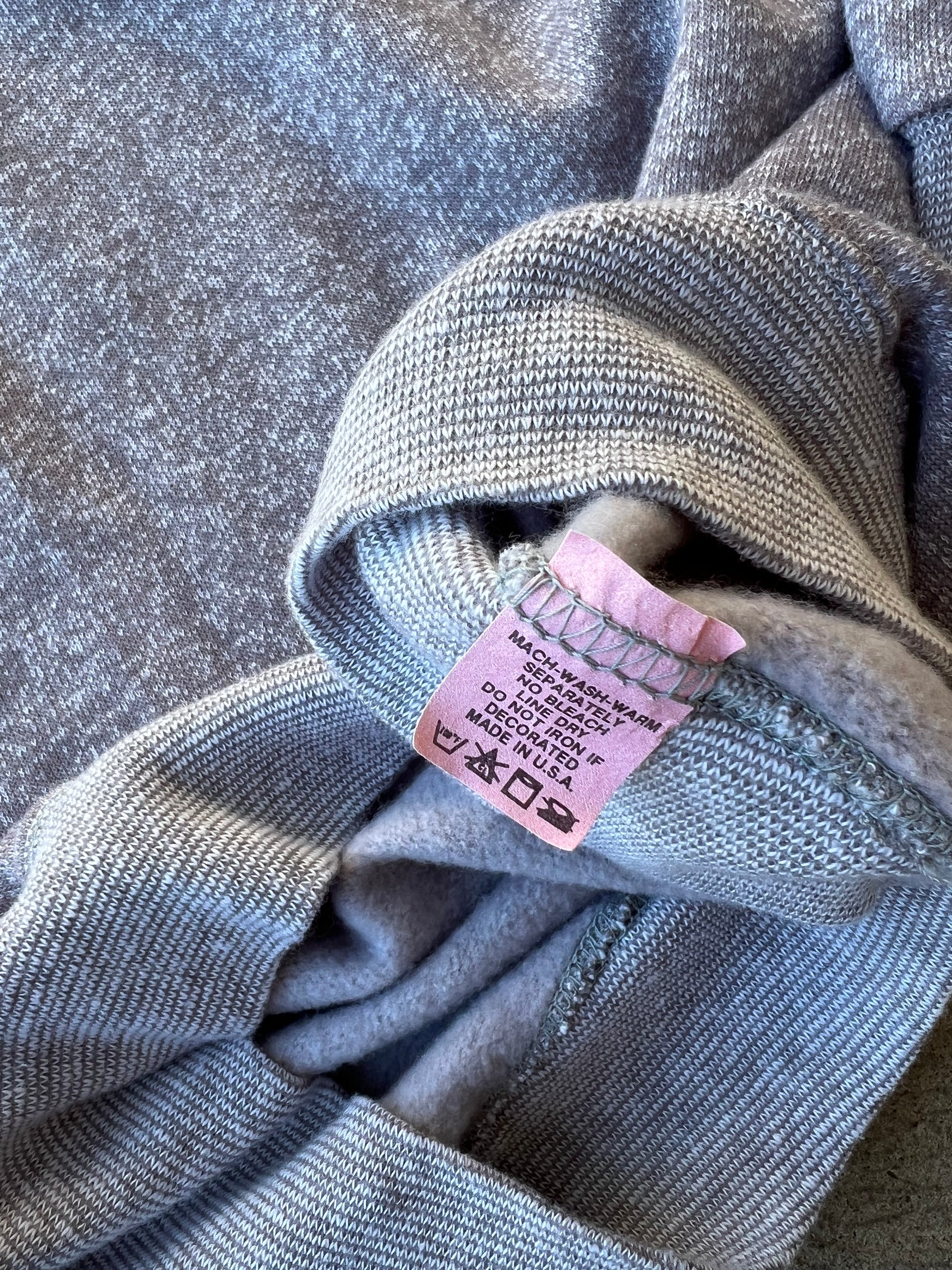 1970s Heather Gray Raglan Sweatshirt TLC Large