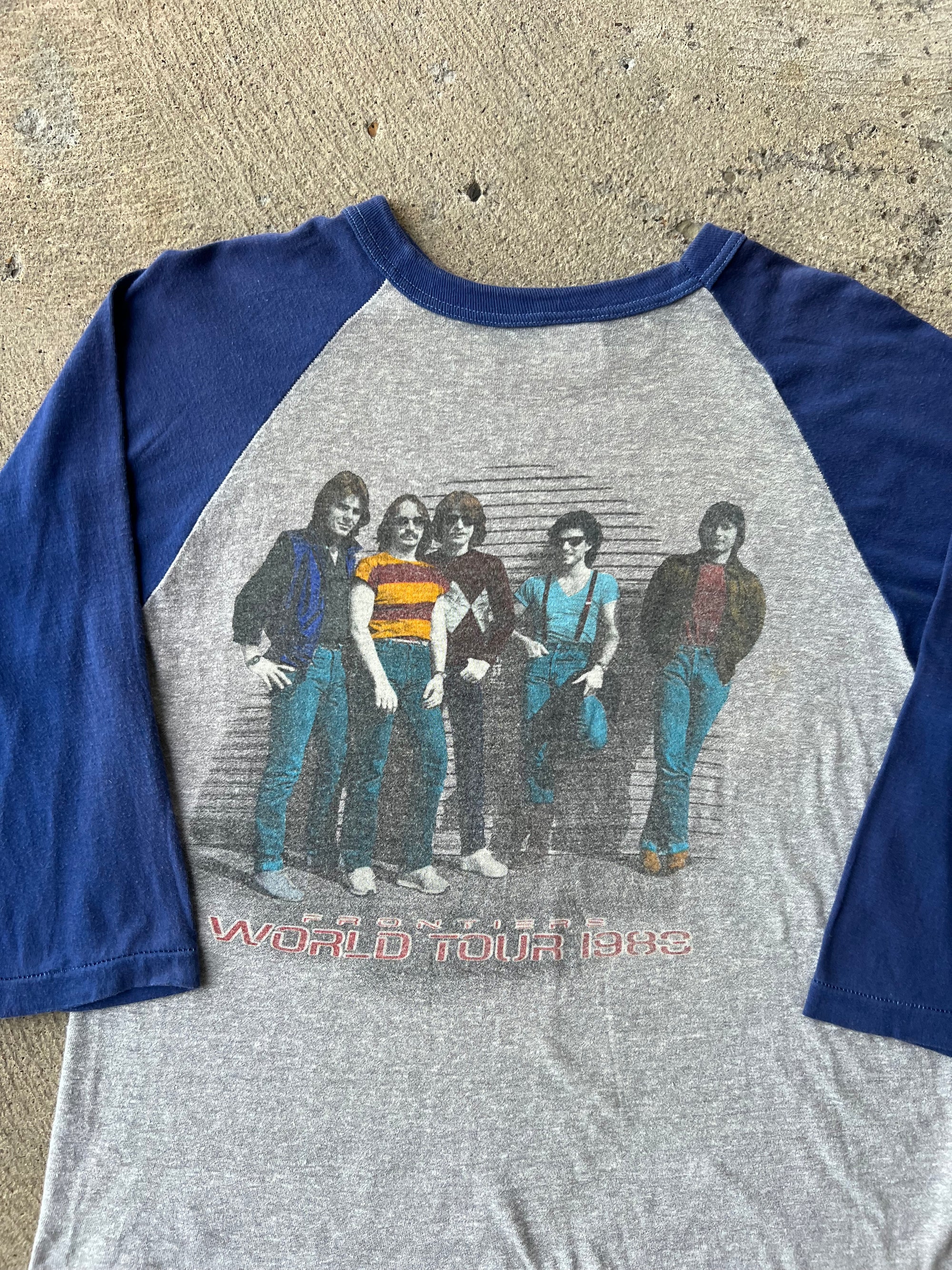 1983 Journey Frontiers Raglan Shirt Medium