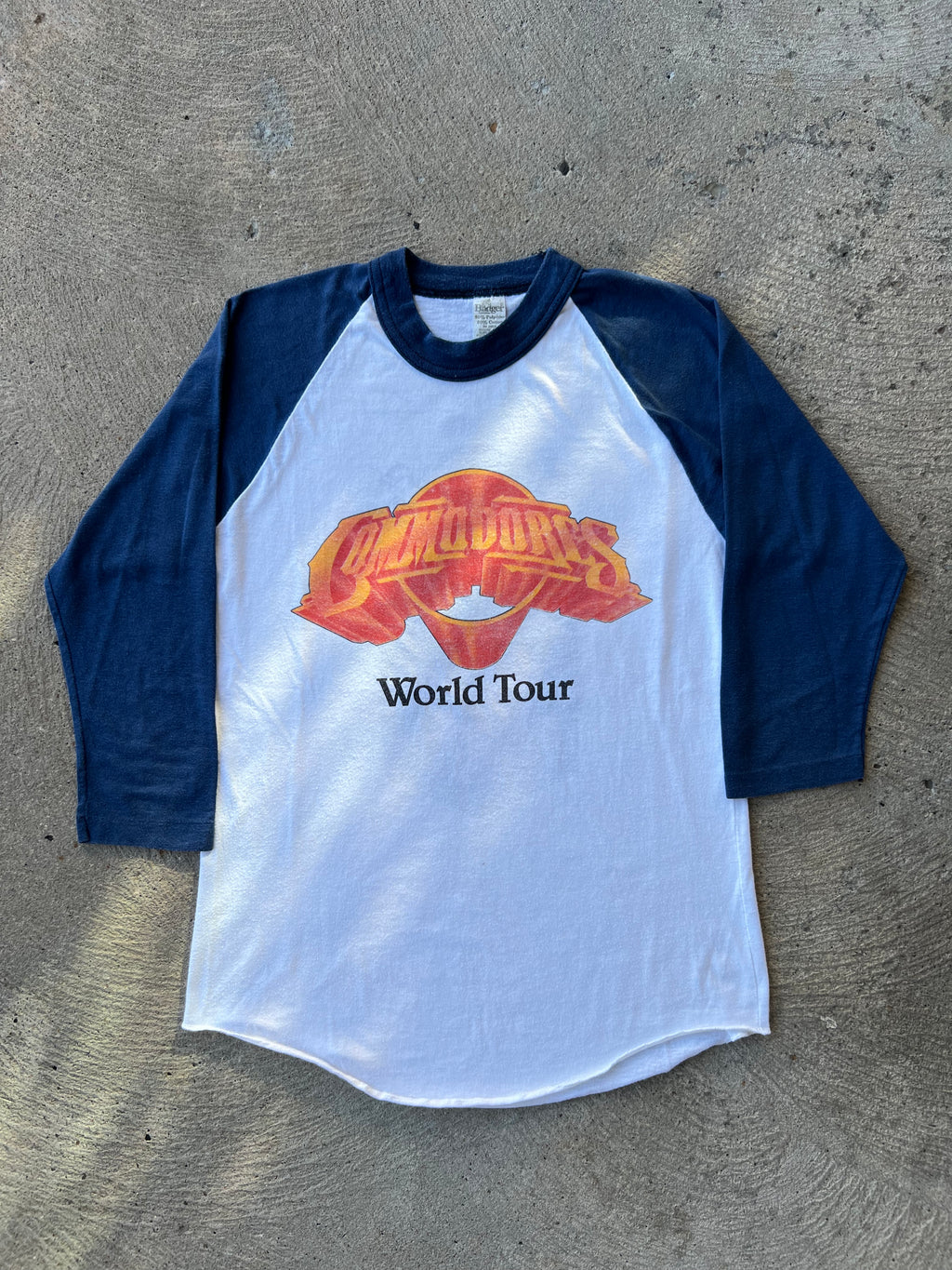 1981 The Commodores Lionel Richie Raglan Shirt Medium