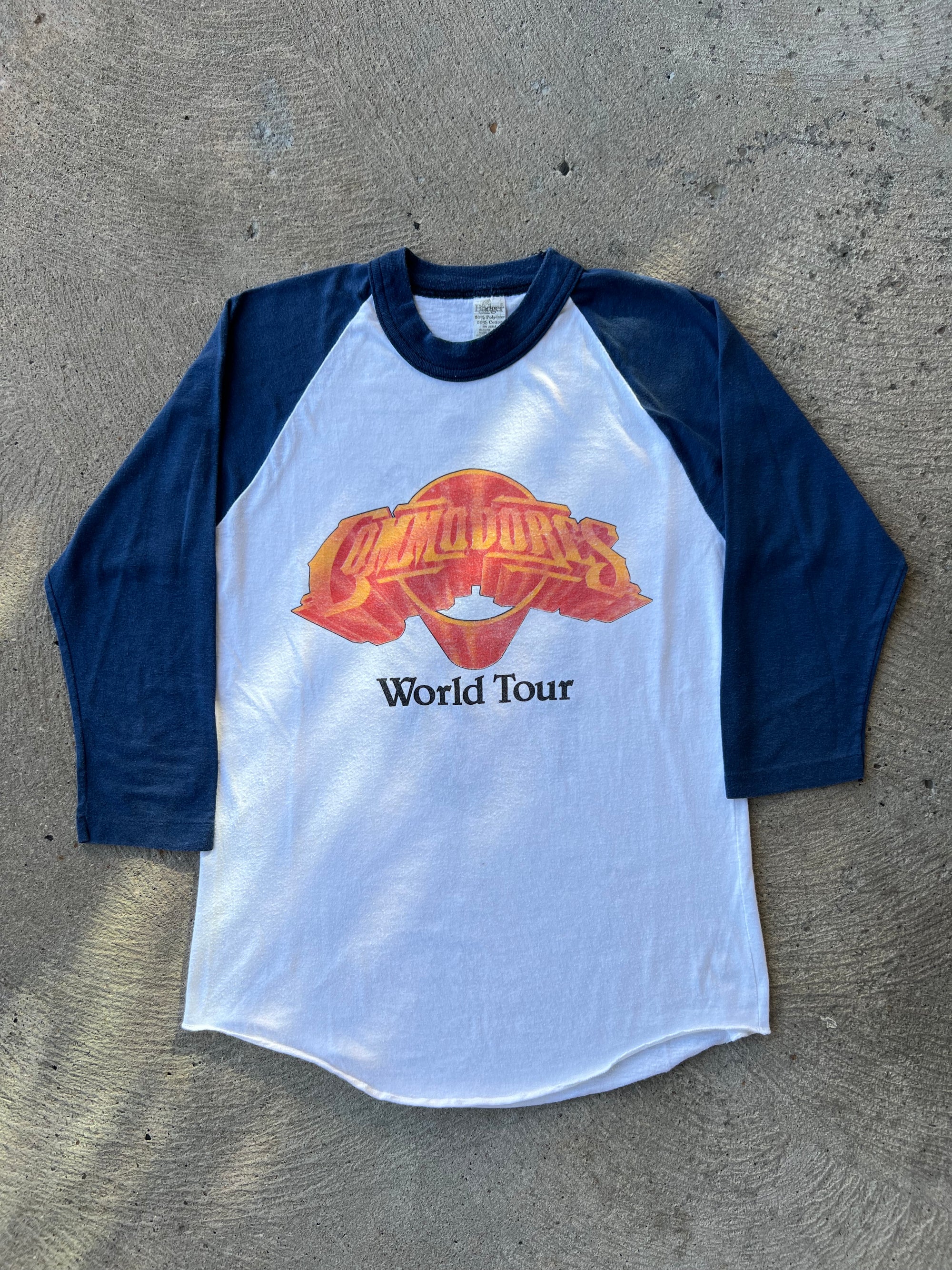1981 The Commodores Lionel Richie Raglan Shirt Medium
