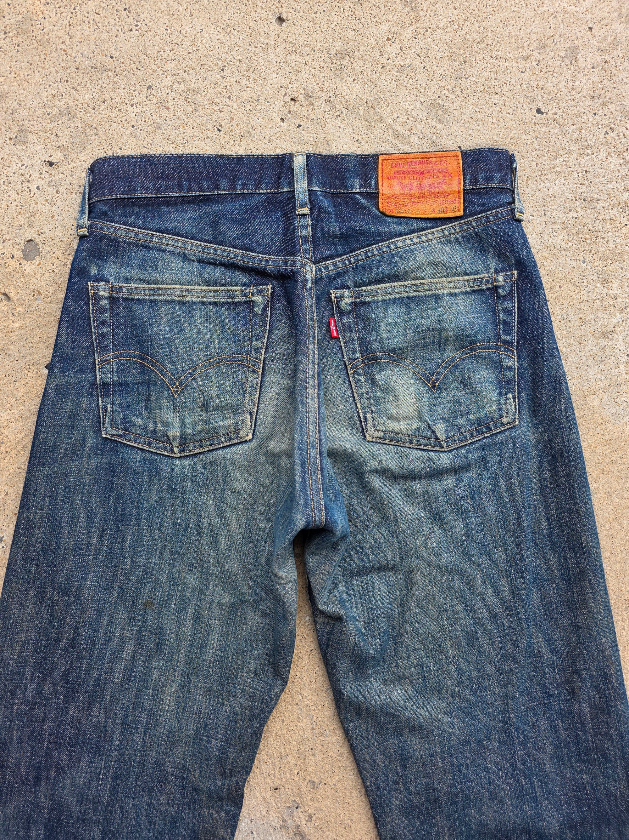 1990s Levis LVC 503B Redline Selvedge Jeans 30