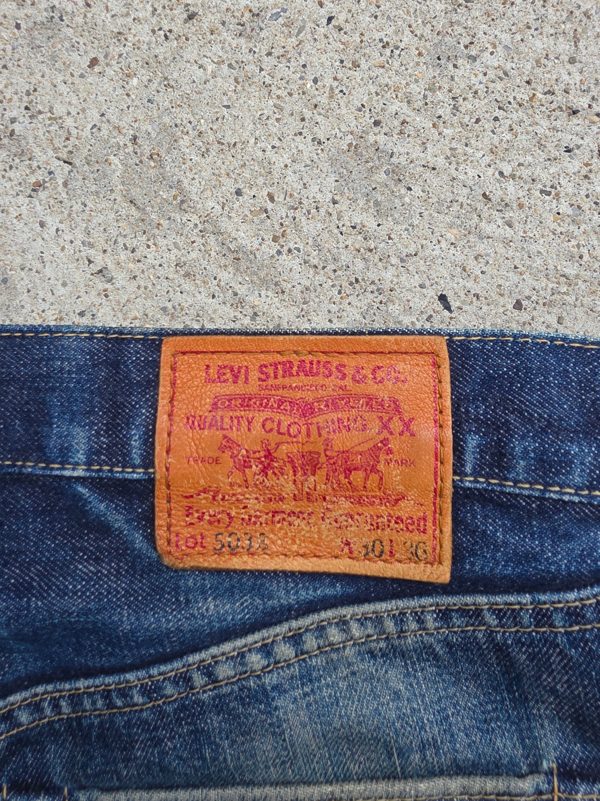 1990s Levis LVC 503B Redline Selvedge Jeans 30