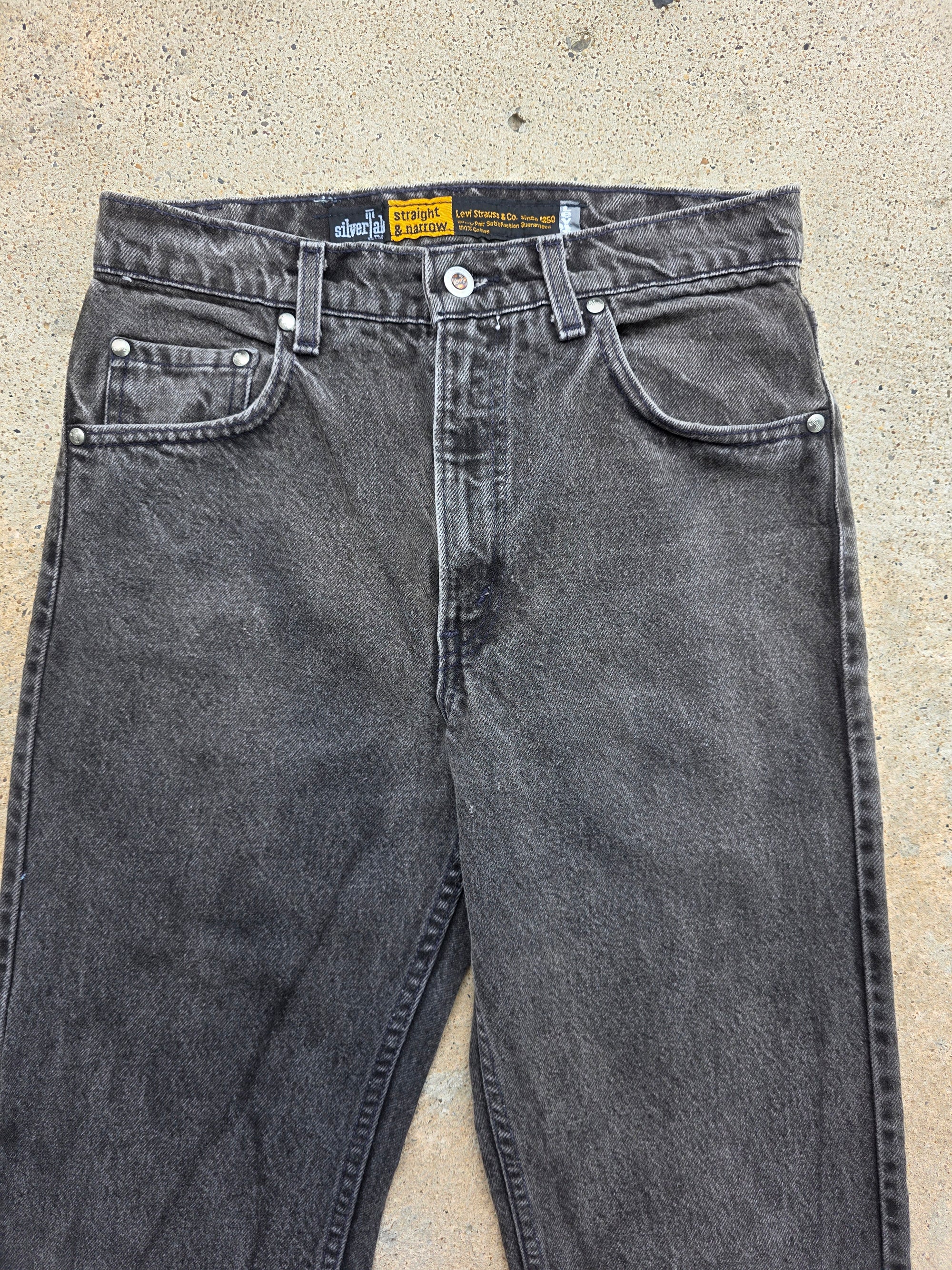 1990s Levis Silvertab Straight & Narrow 30x32