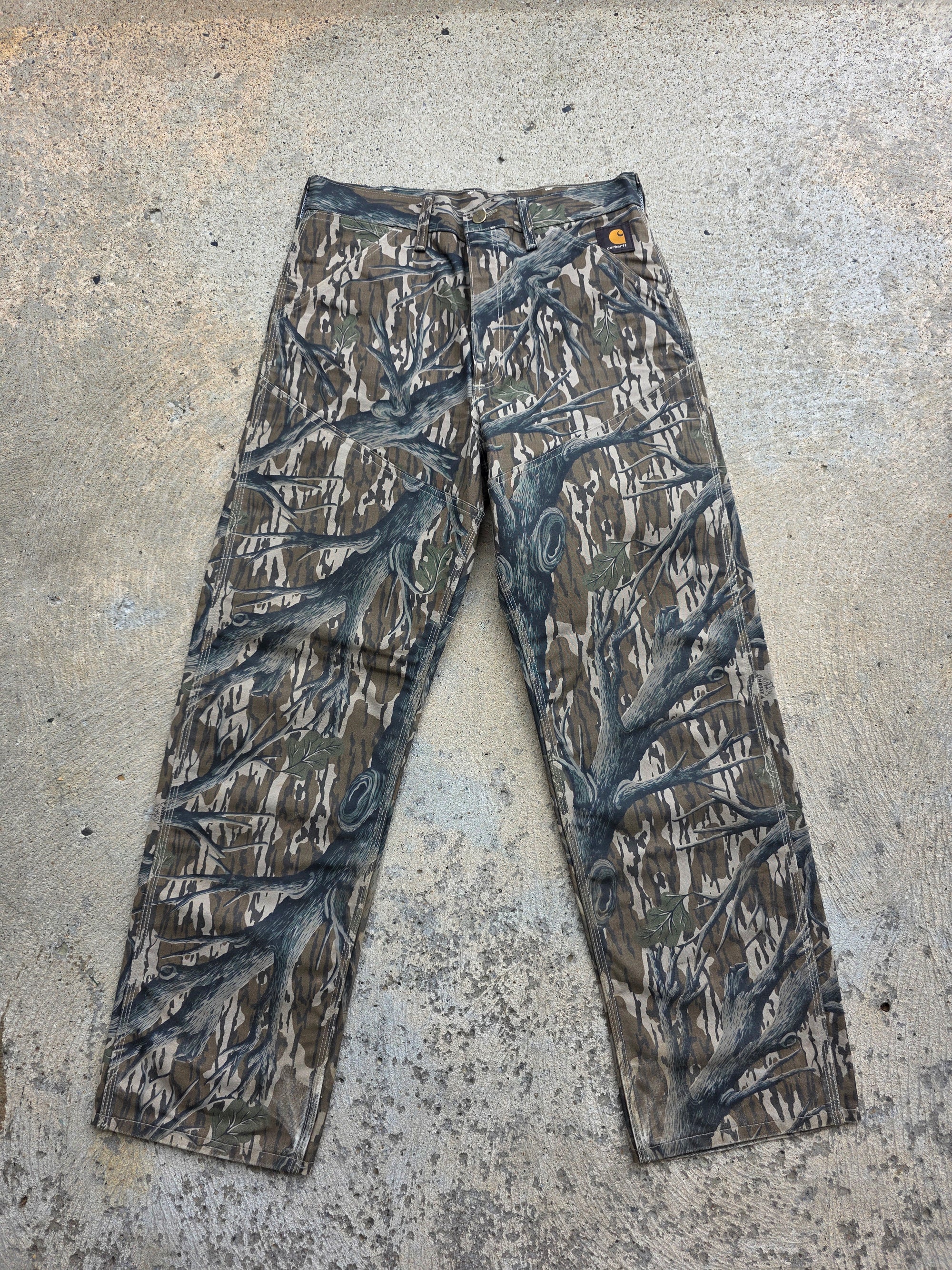 1980s Carhartt Mossy Oak Camo Pants 32x30