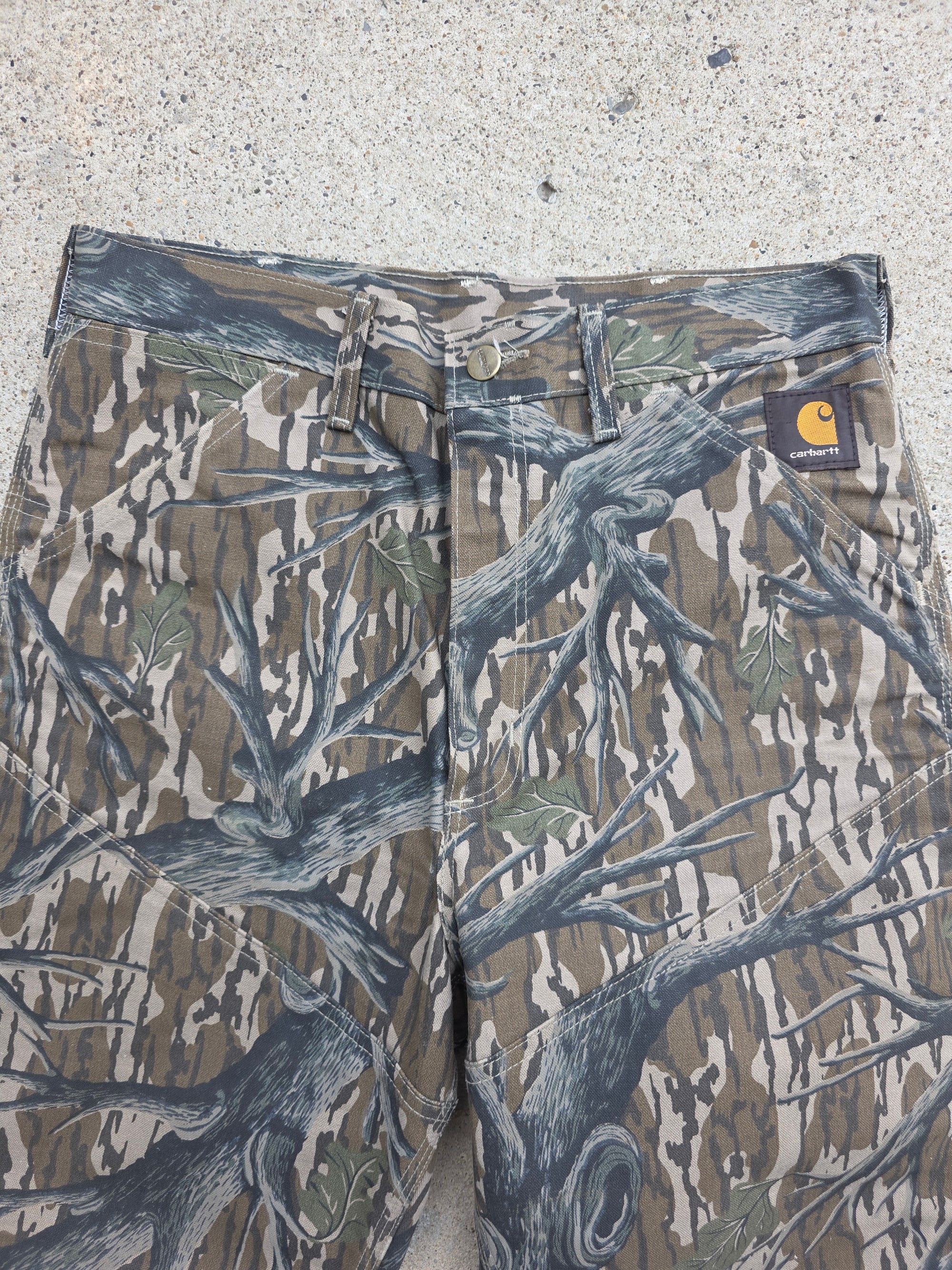 1980s Carhartt Mossy Oak Camo Pants 32x30