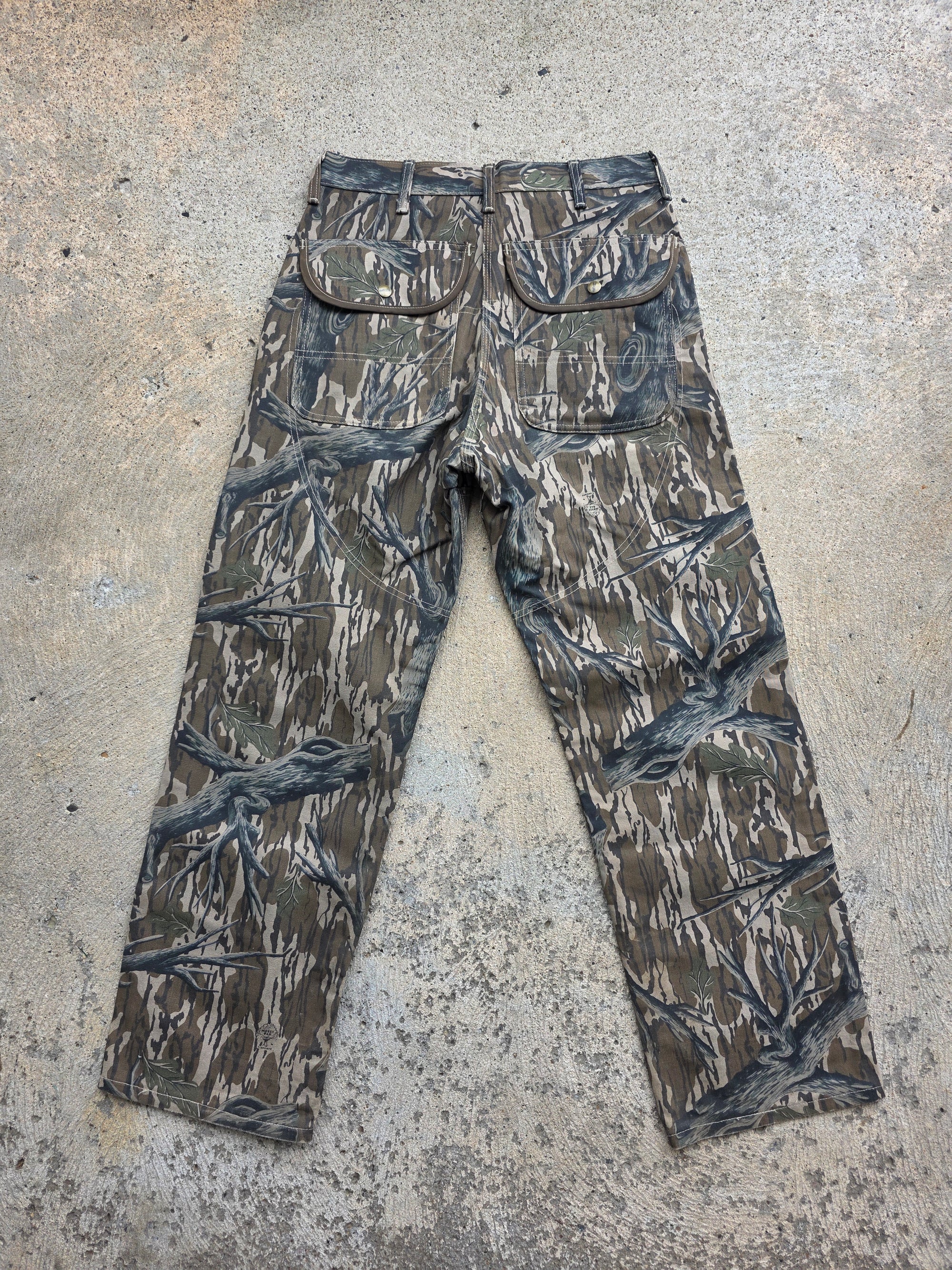 1980s Carhartt Mossy Oak Camo Pants 32x30