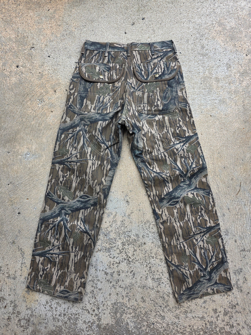 1980s Carhartt Mossy Oak Camo Pants 32x30