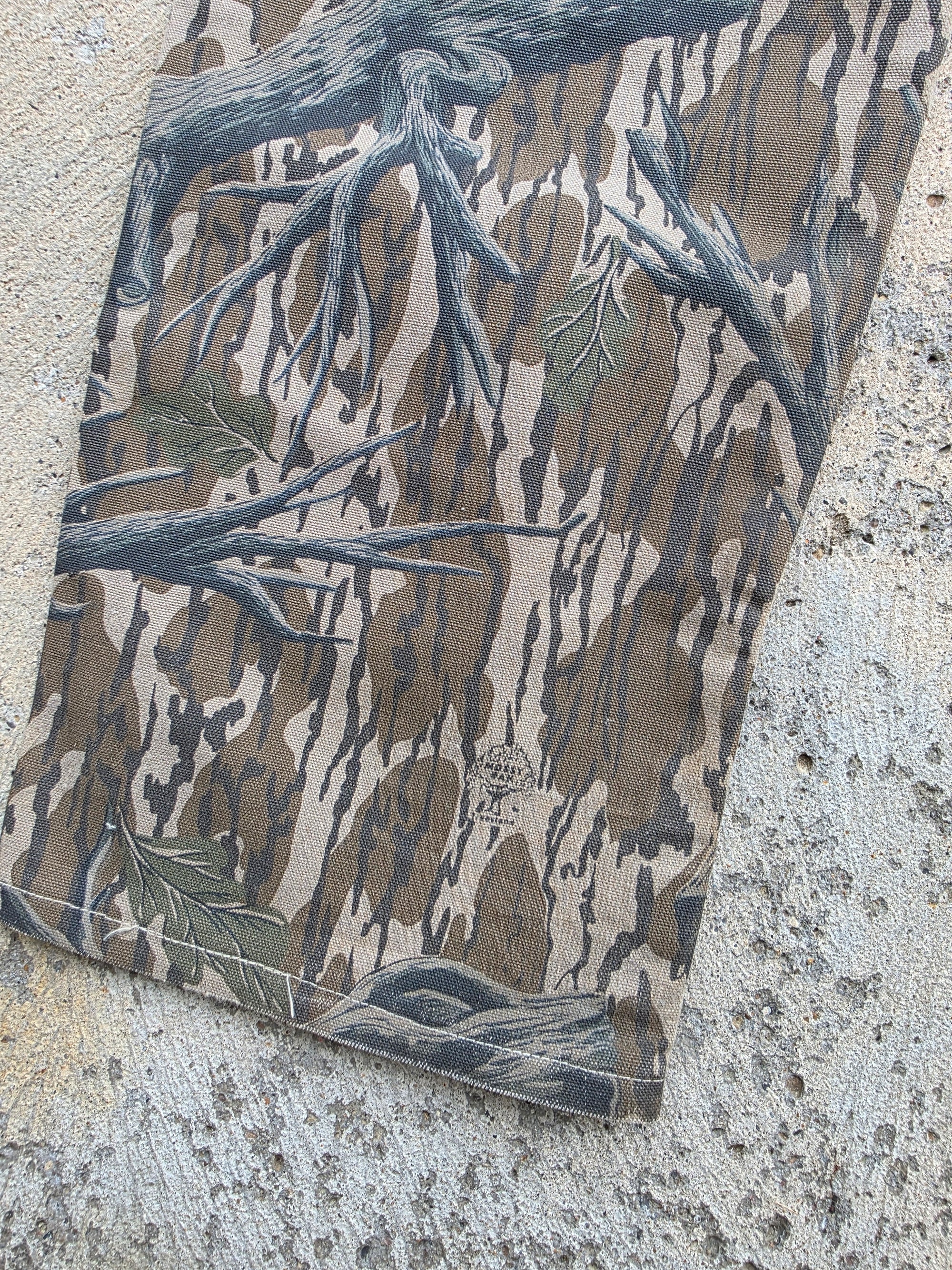 1980s Carhartt Mossy Oak Camo Pants 32x30