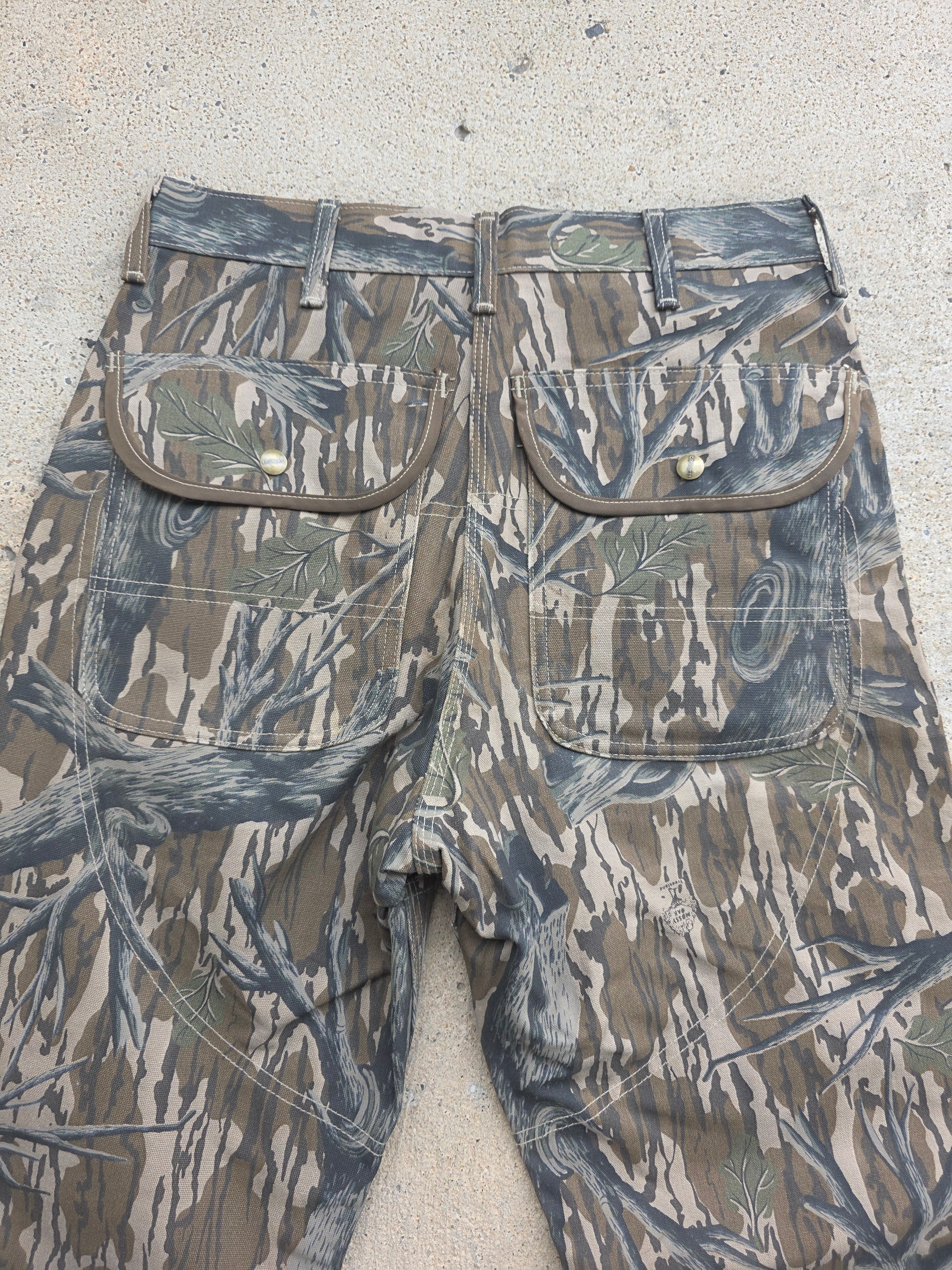 1980s Carhartt Mossy Oak Camo Pants 32x30