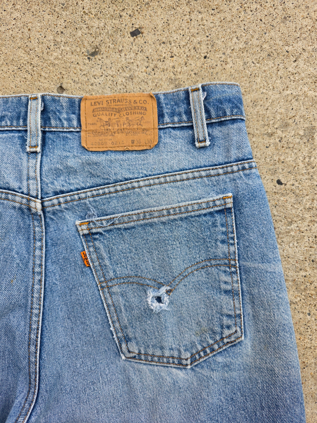 1980s Levis Orange Tab 36x30