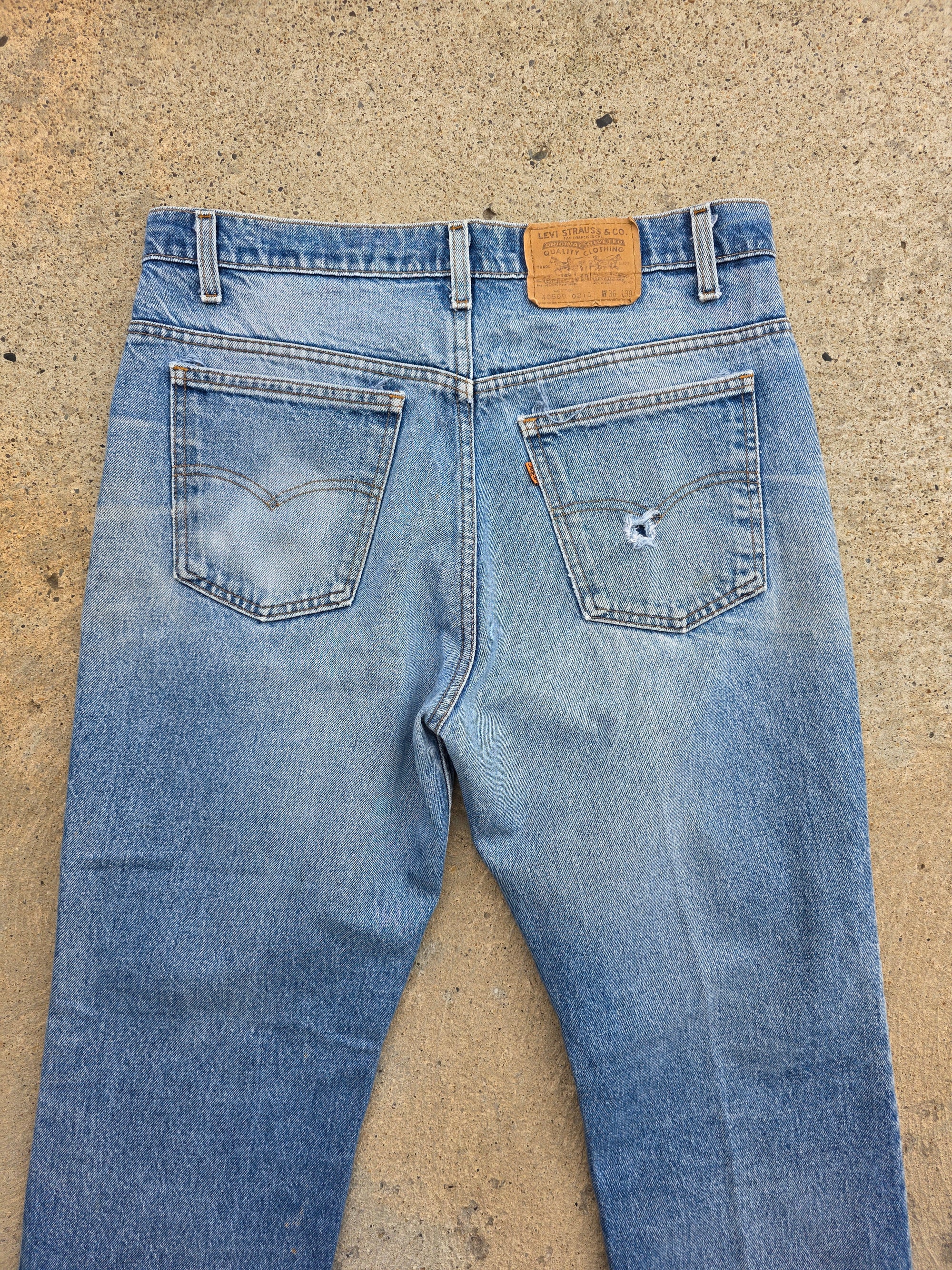 1980s Levis Orange Tab 36x30
