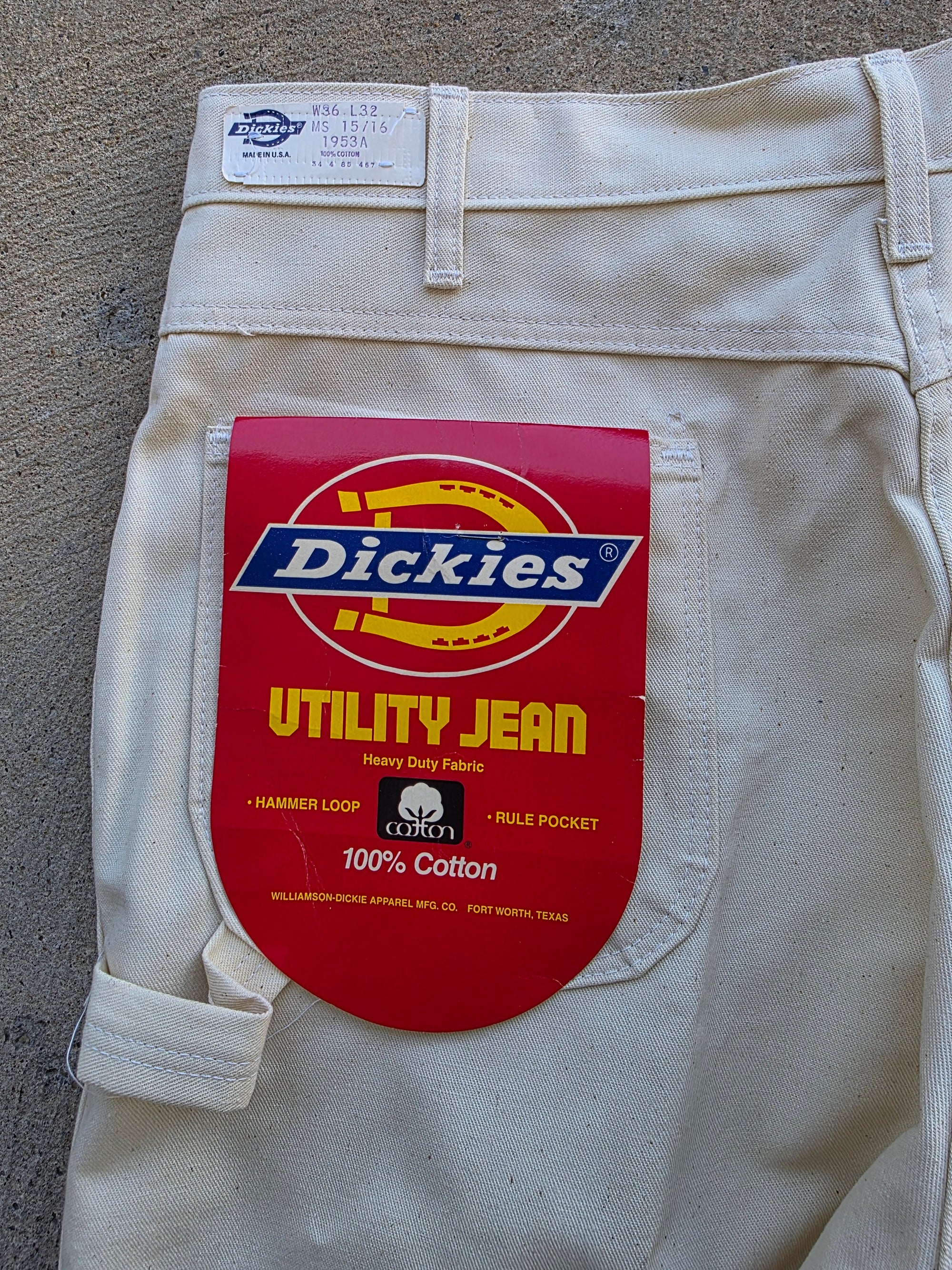 1970s Dickies Utility Jean Deadstock 36x32