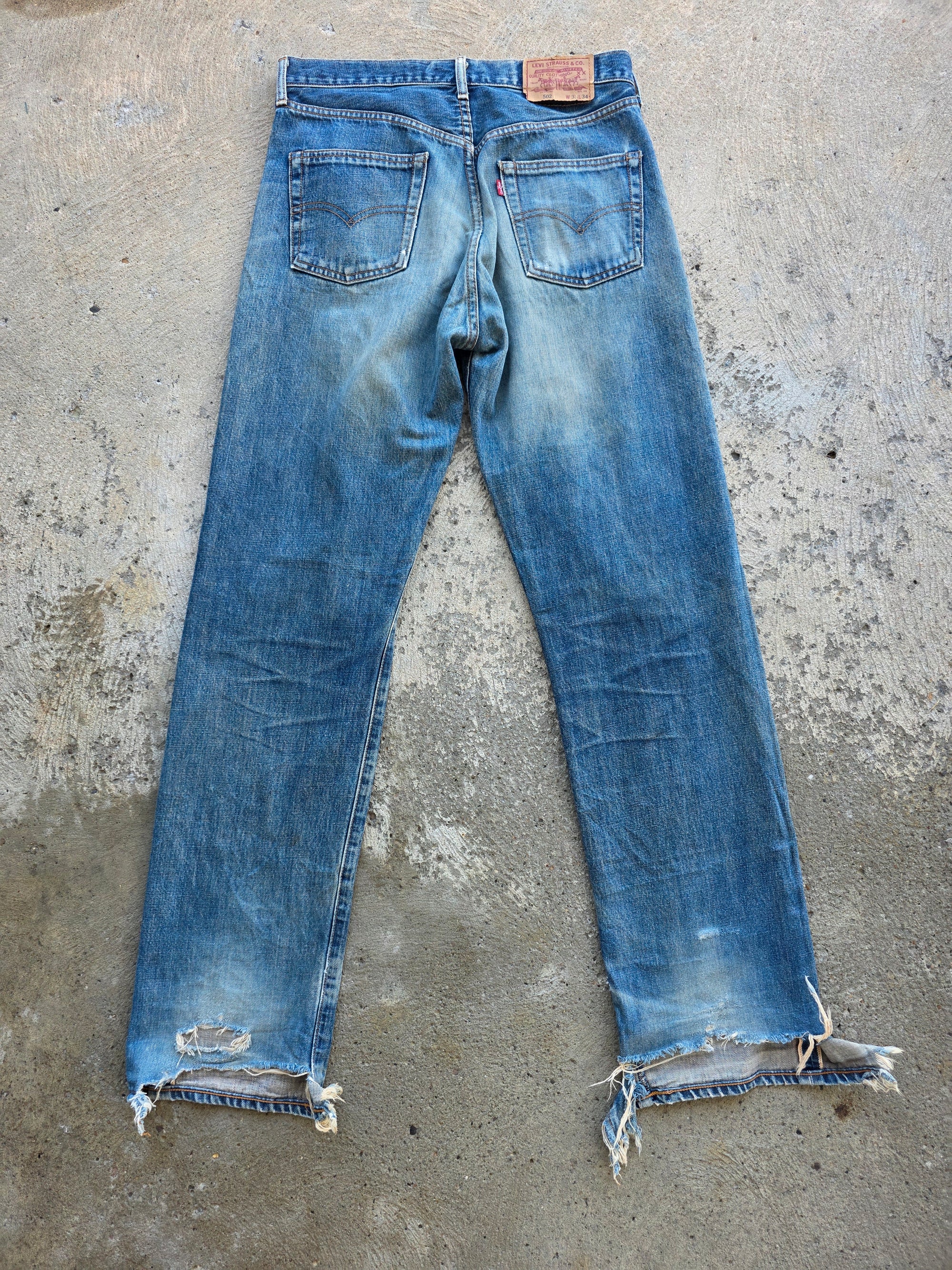 1990s Levis Selvedge Redline Lvc 502xx 33x34
