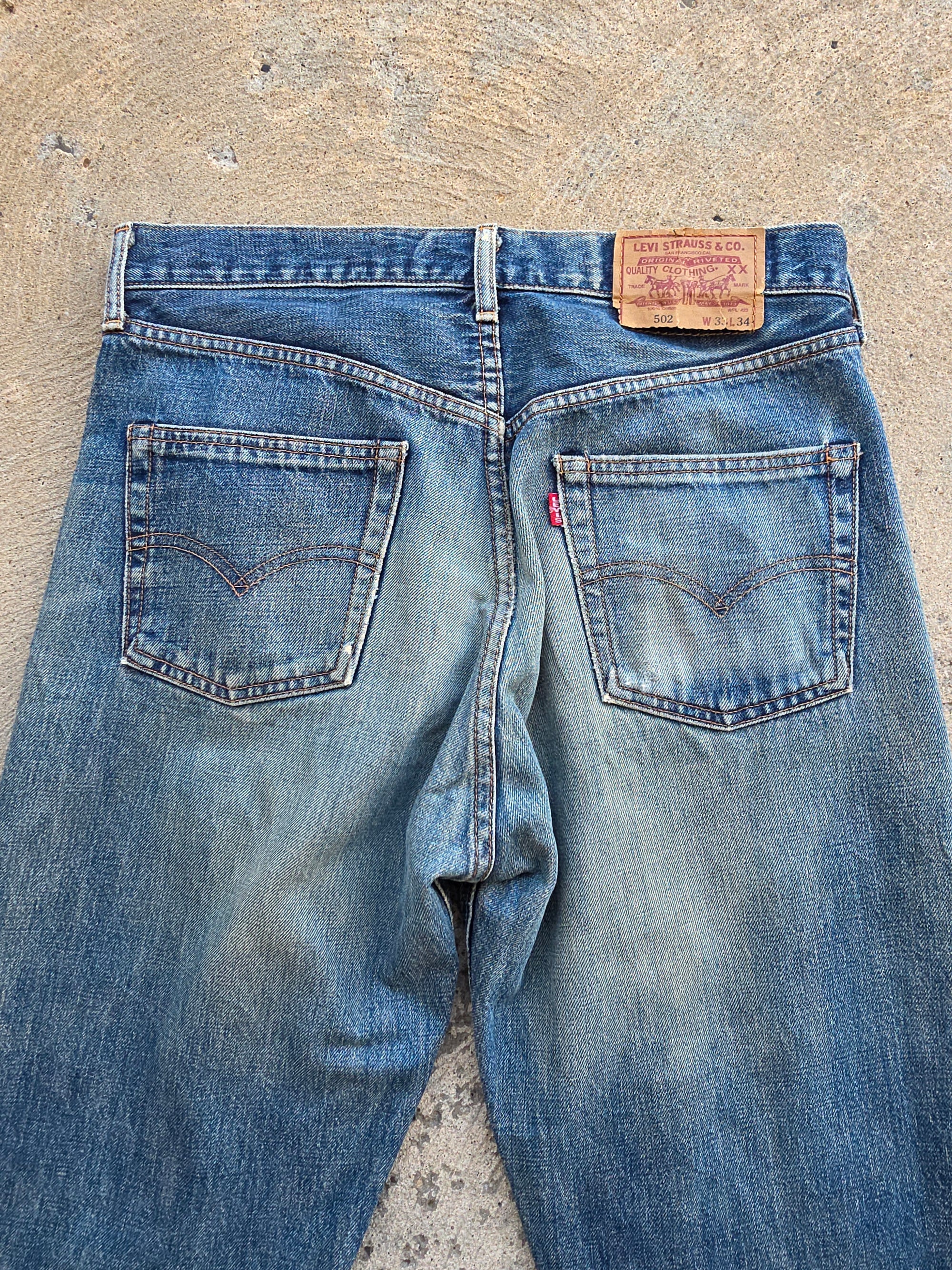 1990s Levis Selvedge Redline Lvc 502xx 33x34