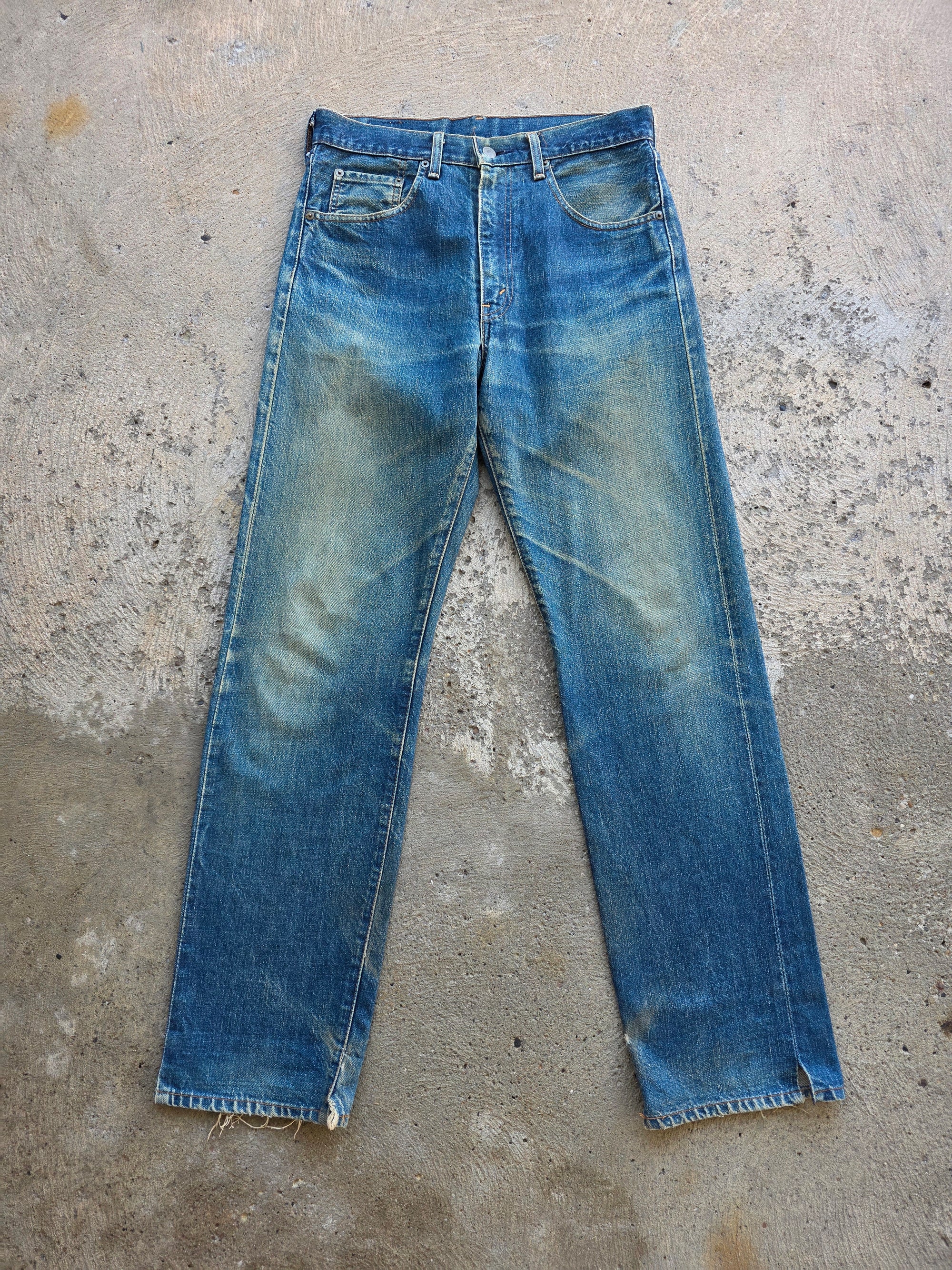 1990s Levis 502 32x34 Redline Selvedge