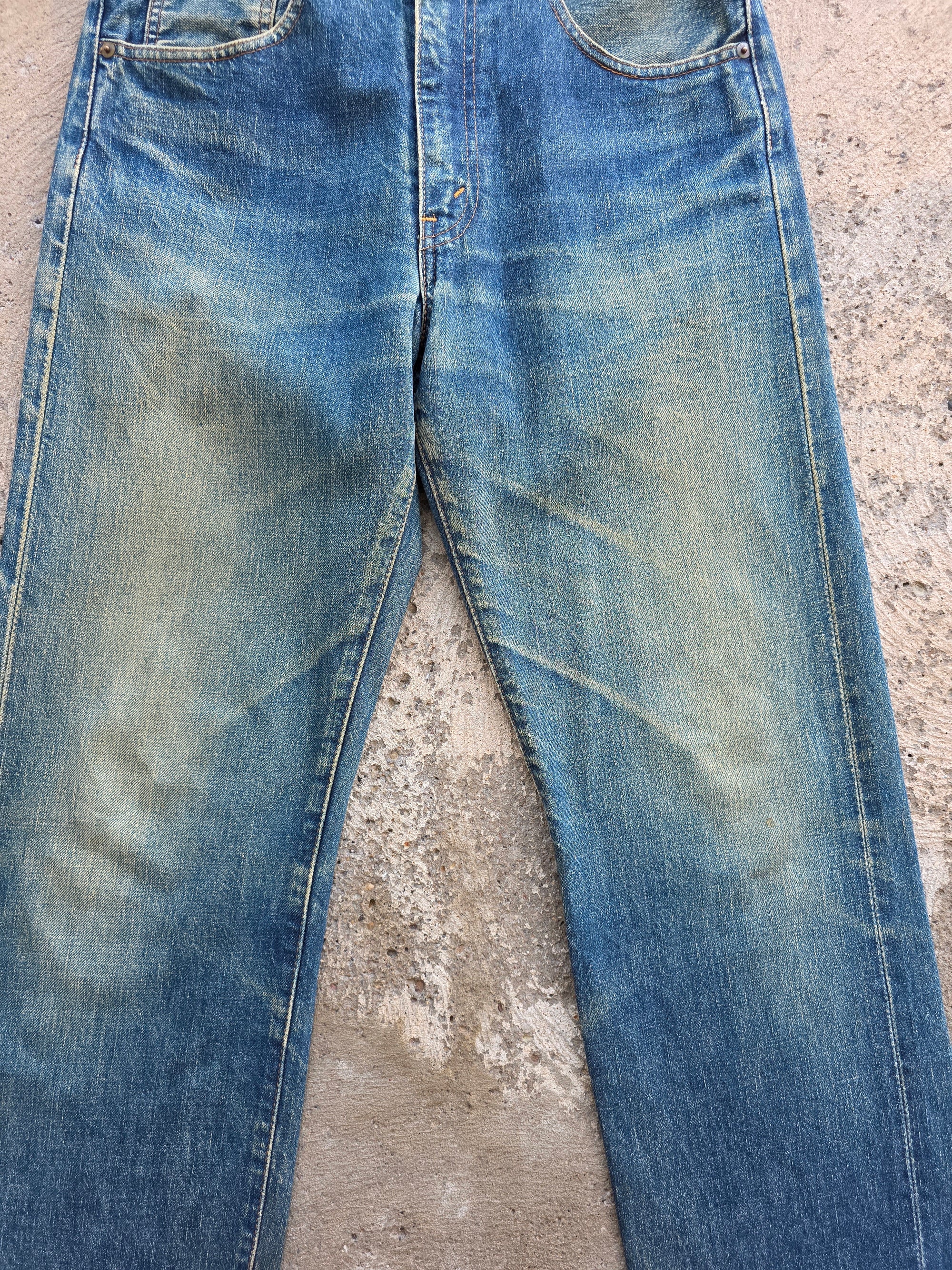 1990s Levis 502 32x34 Redline Selvedge