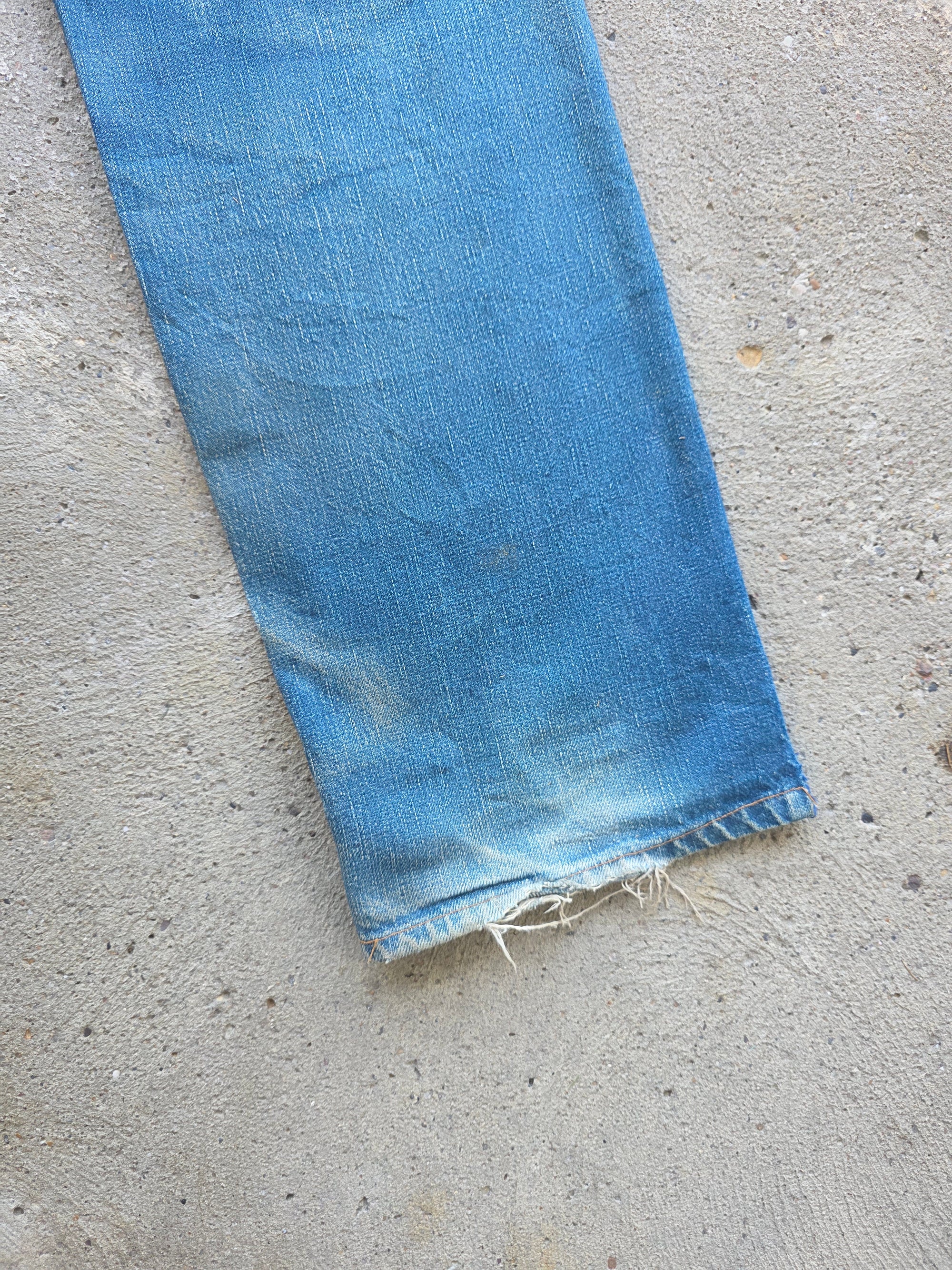 1990s Levis 502 32x34 Redline Selvedge