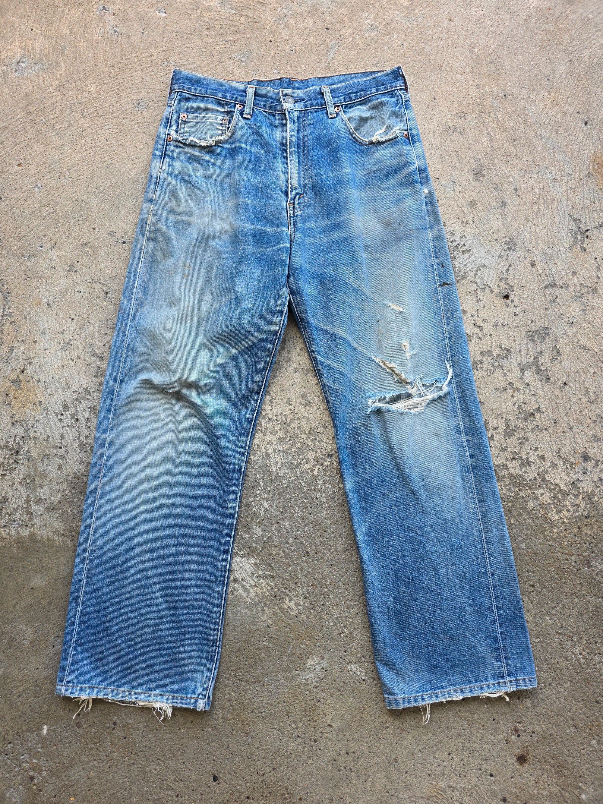 1990s Levis Lvc 504z 31x34 Redline Selvedge