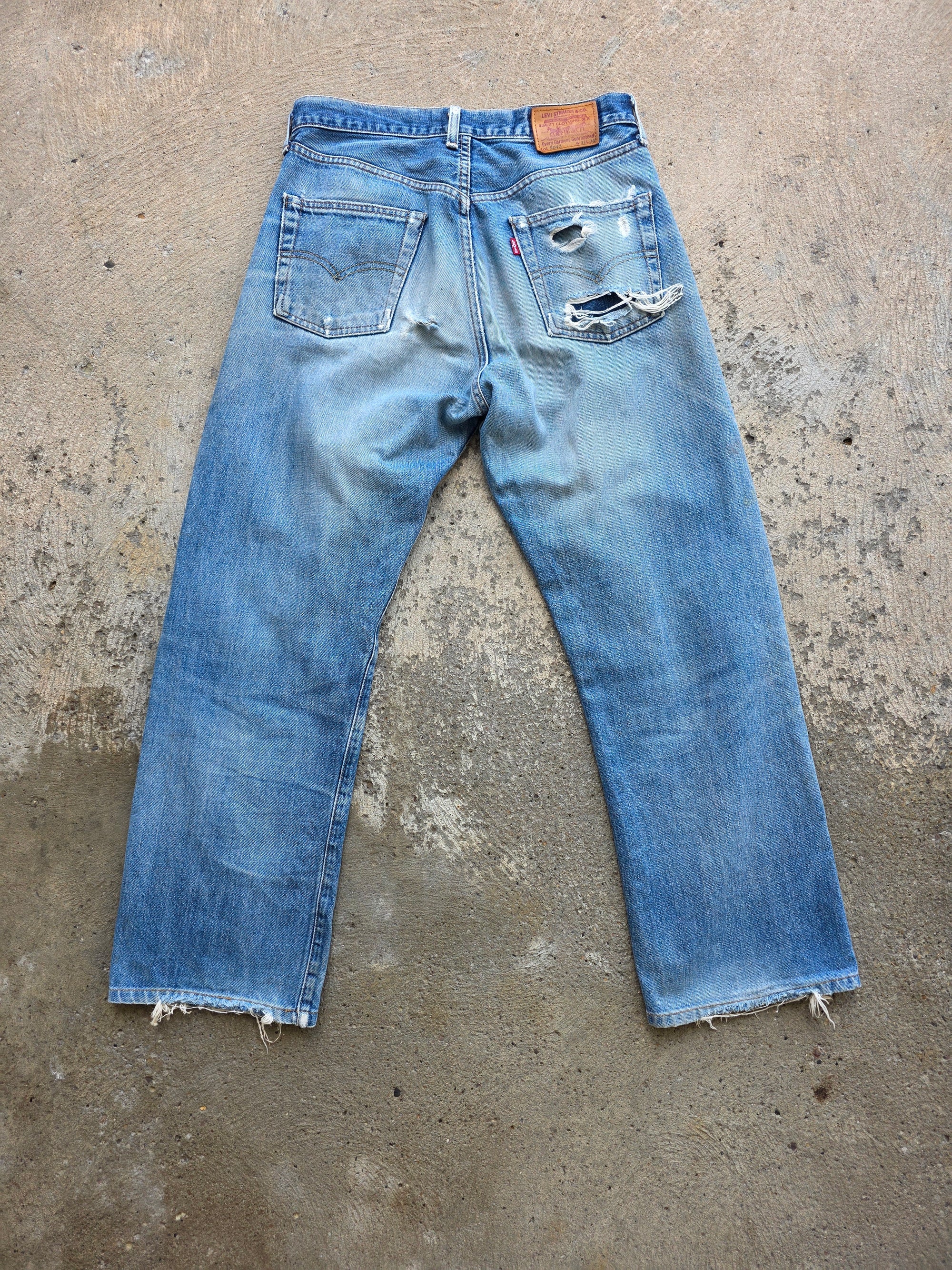 1990s Levis Lvc 504z 31x34 Redline Selvedge