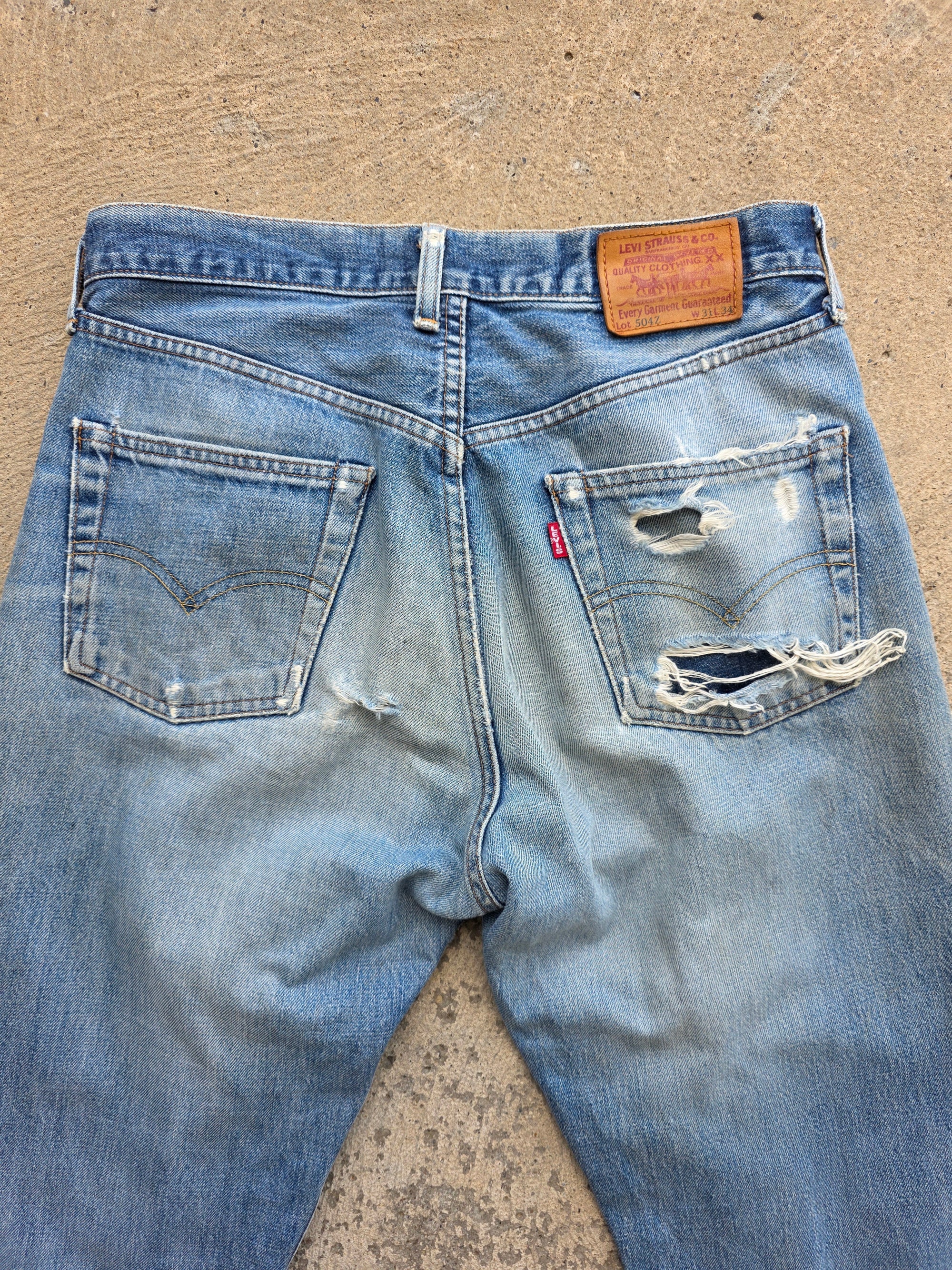1990s Levis Lvc 504z 31x34 Redline Selvedge