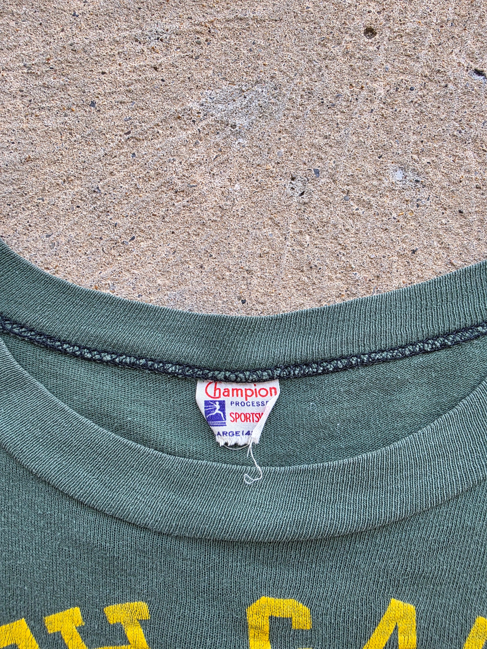 1960s Champion Running Man North Catholic Shirt Large (Shirt only)