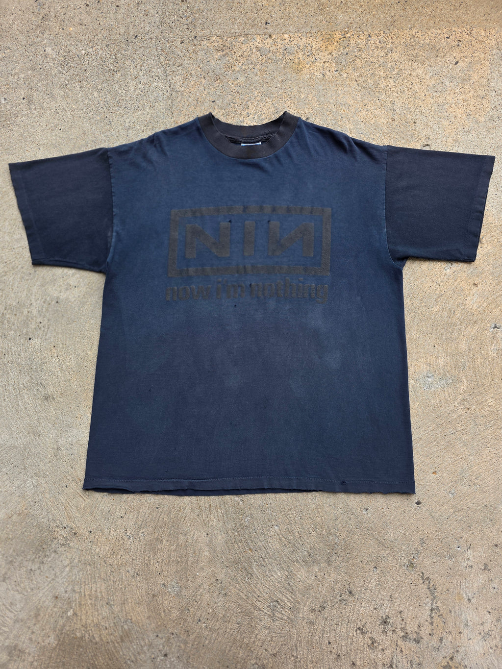 1991 Nine Inch Nails "Now I'm Nothing" Shirt XL