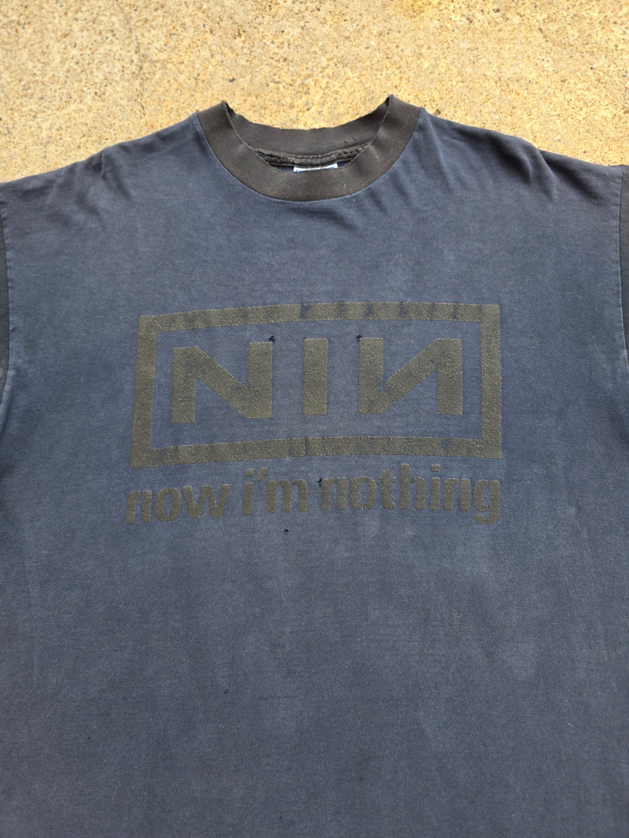 1991 Nine Inch Nails "Now I'm Nothing" Shirt XL