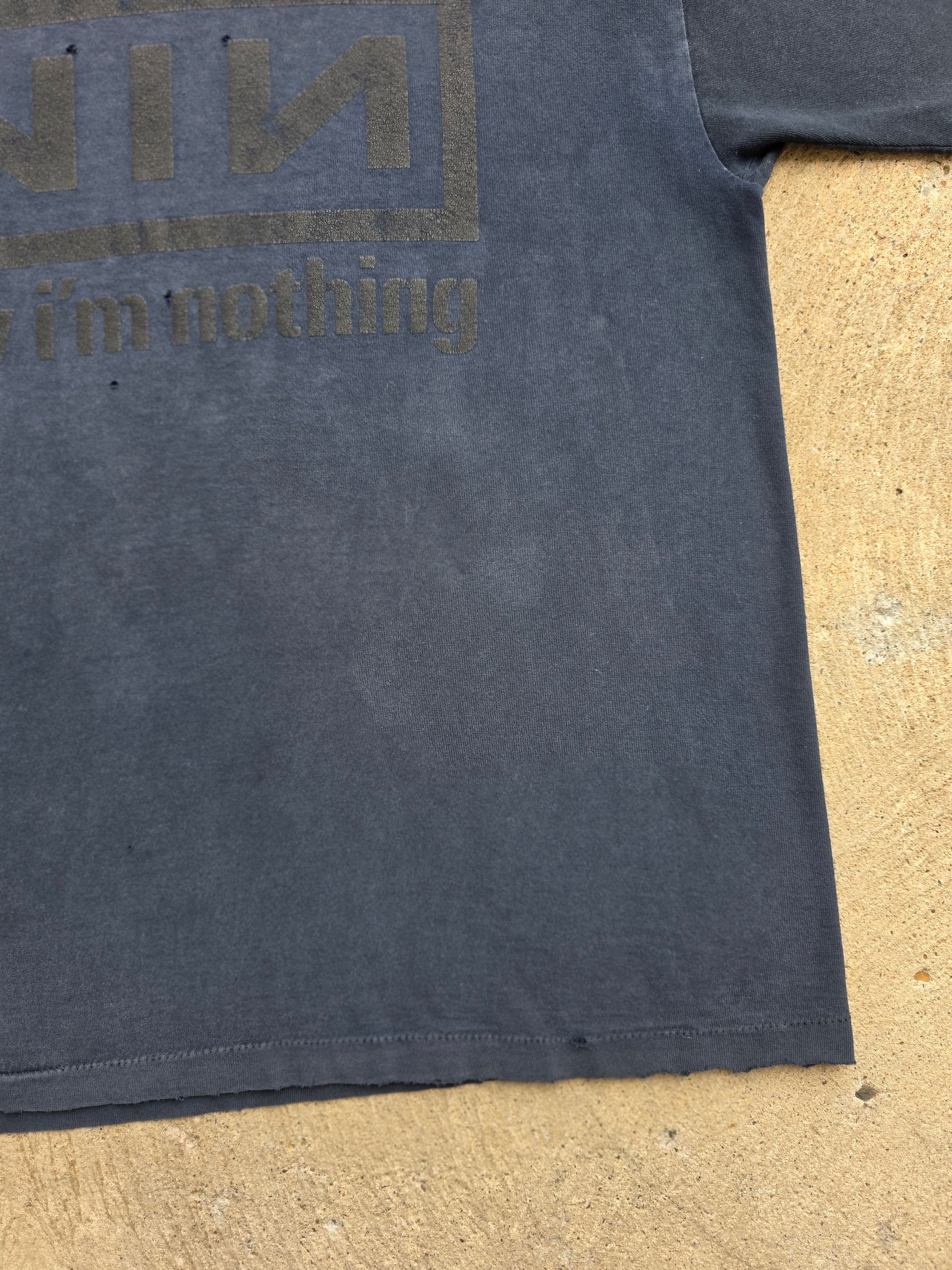 1991 Nine Inch Nails "Now I'm Nothing" Shirt XL