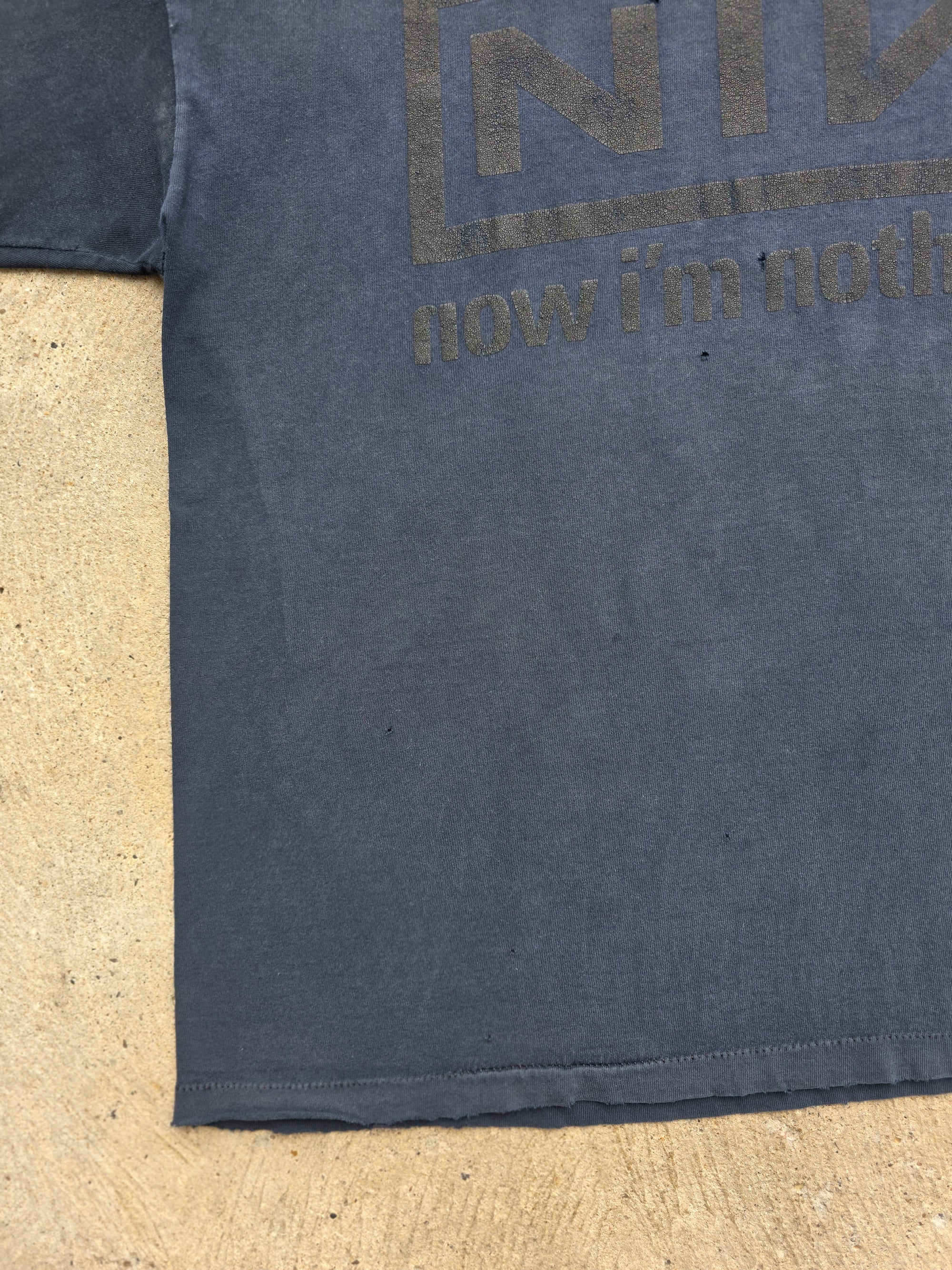 1991 Nine Inch Nails "Now I'm Nothing" Shirt XL