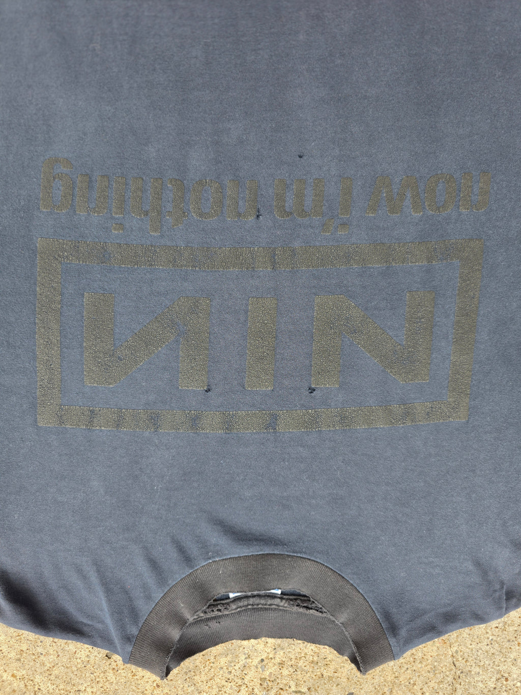 1991 Nine Inch Nails "Now I'm Nothing" Shirt XL